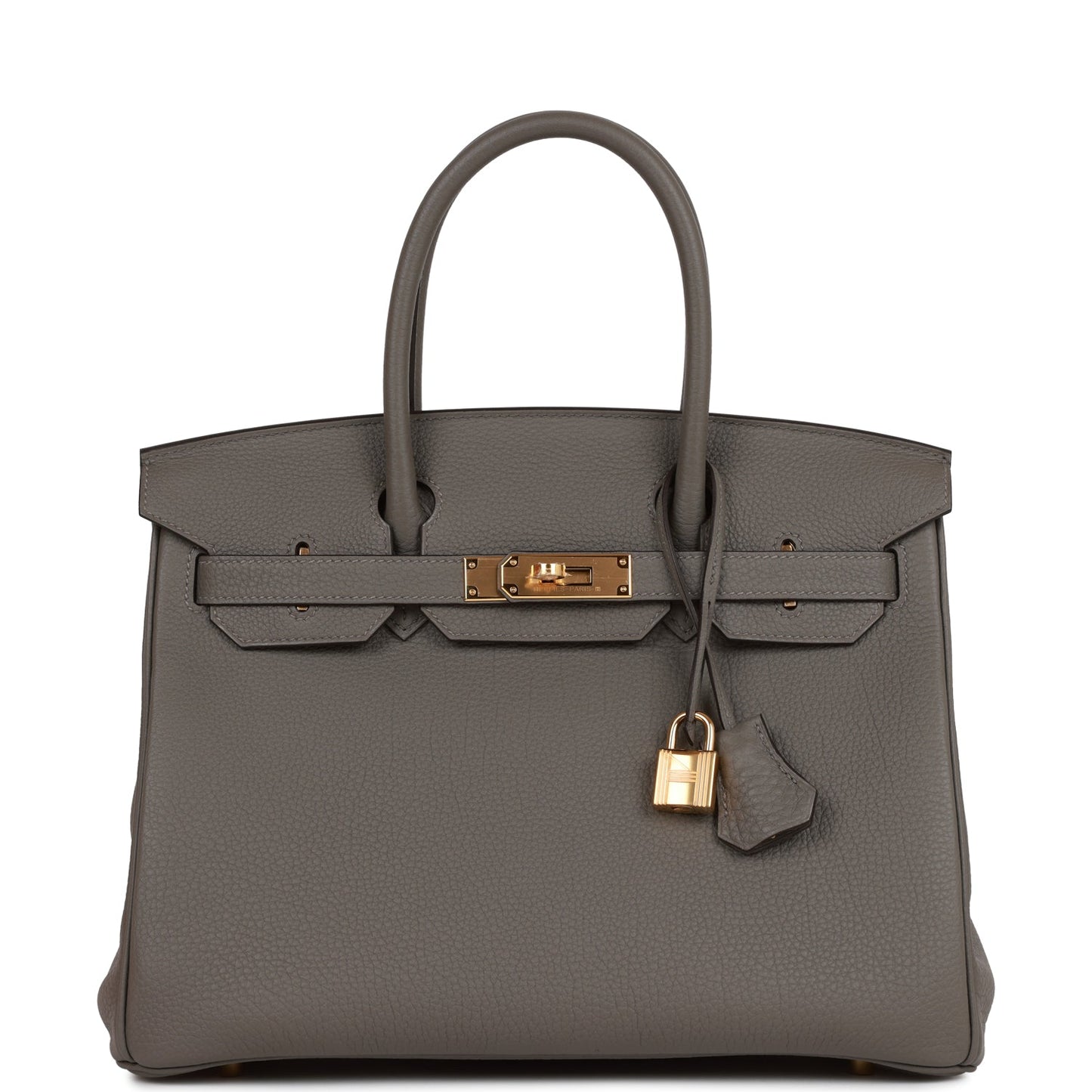Hermes Birkin Gris Meyer Togo Hardware Handbag Gold Travel Bag Hardware 1