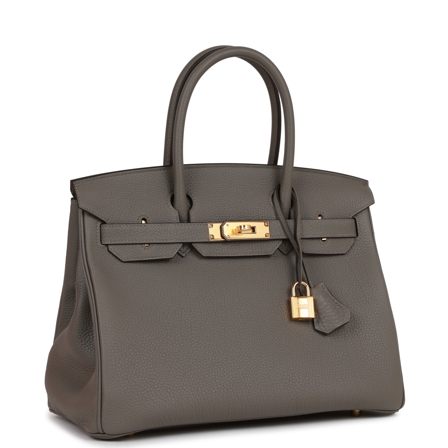 Hermes Birkin Gris Meyer Togo Hardware Handbag Gold Travel Bag Hardware 1