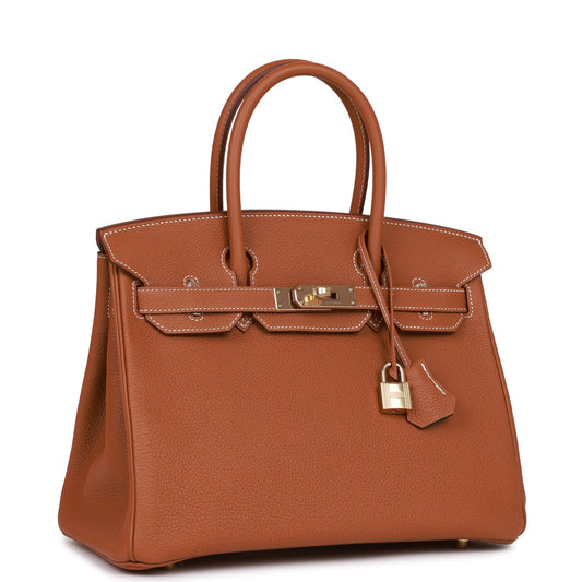 Hermes Special Order Hss Birkin Verso Togo Permabrass Gold Travel Bag