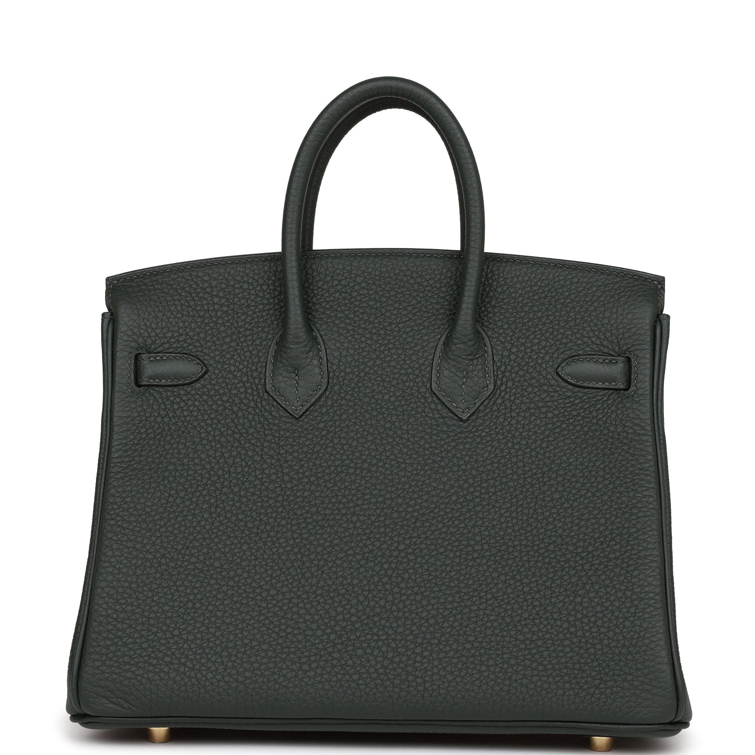 Hermes Birkin Vert Fonce Togo Hardware Handbag Gold Travel Bag