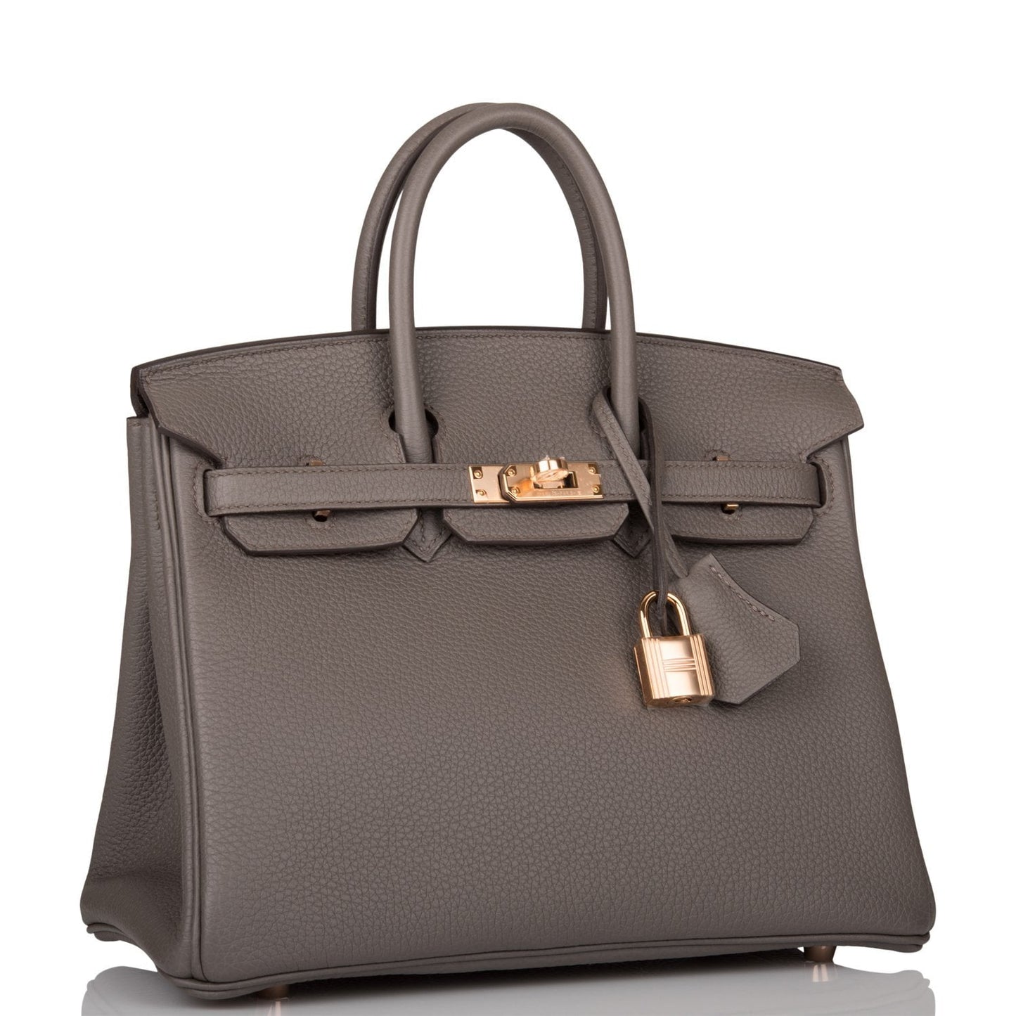 Hermes Birkin Etain Togo Rose Hardware Handbag Gold Travel Bag 7