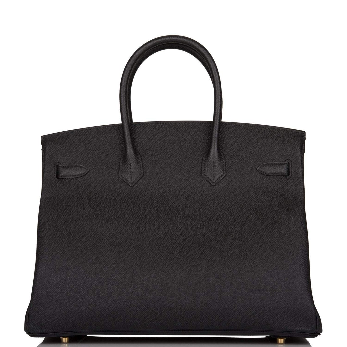 Hermes Birkin Epsom Hardware Handbag Black Gold Travel Bag Hardware 3