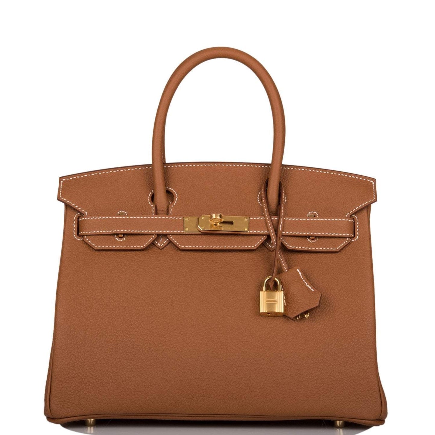 Hermes Birkin Togo Hardware Handbag Gold Travel Bag 30