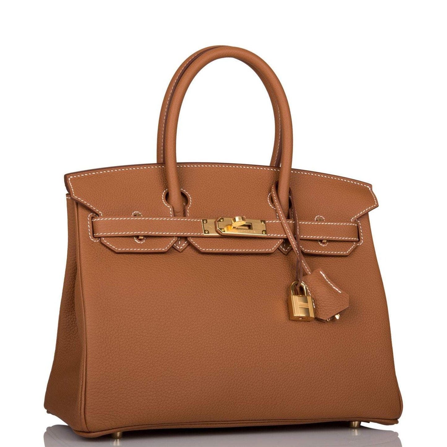 Hermes Birkin Togo Hardware Handbag Gold Travel Bag 30