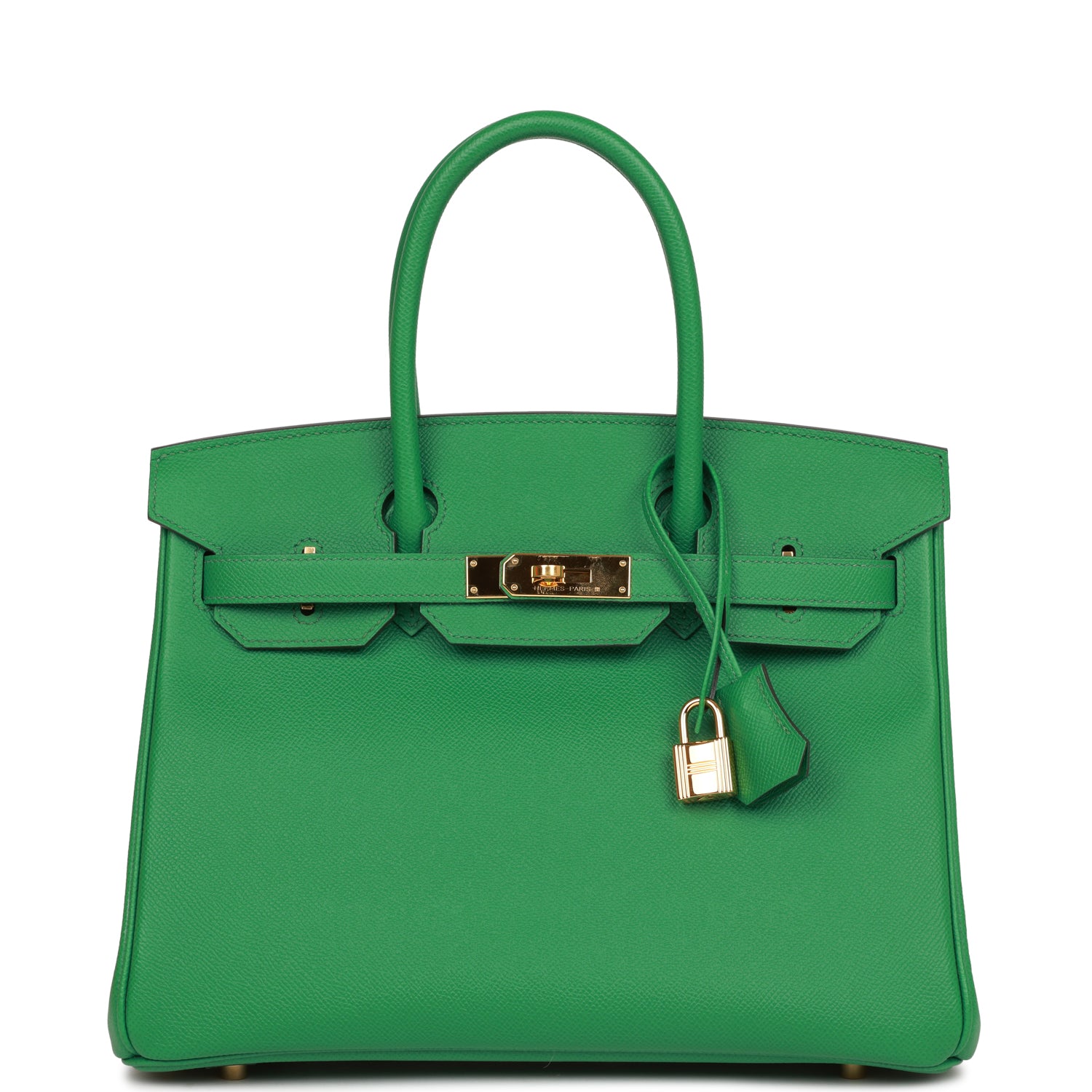 Hermes Birkin Cactus Epsom Hardware Handbag Gold Travel Bag