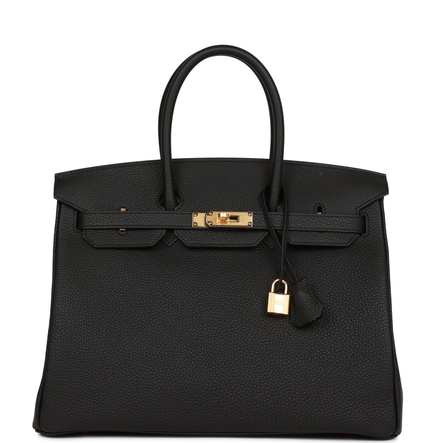 Hermes Birkin Togo Hardware Handbag Black Gold Travel Bag Hardware 12
