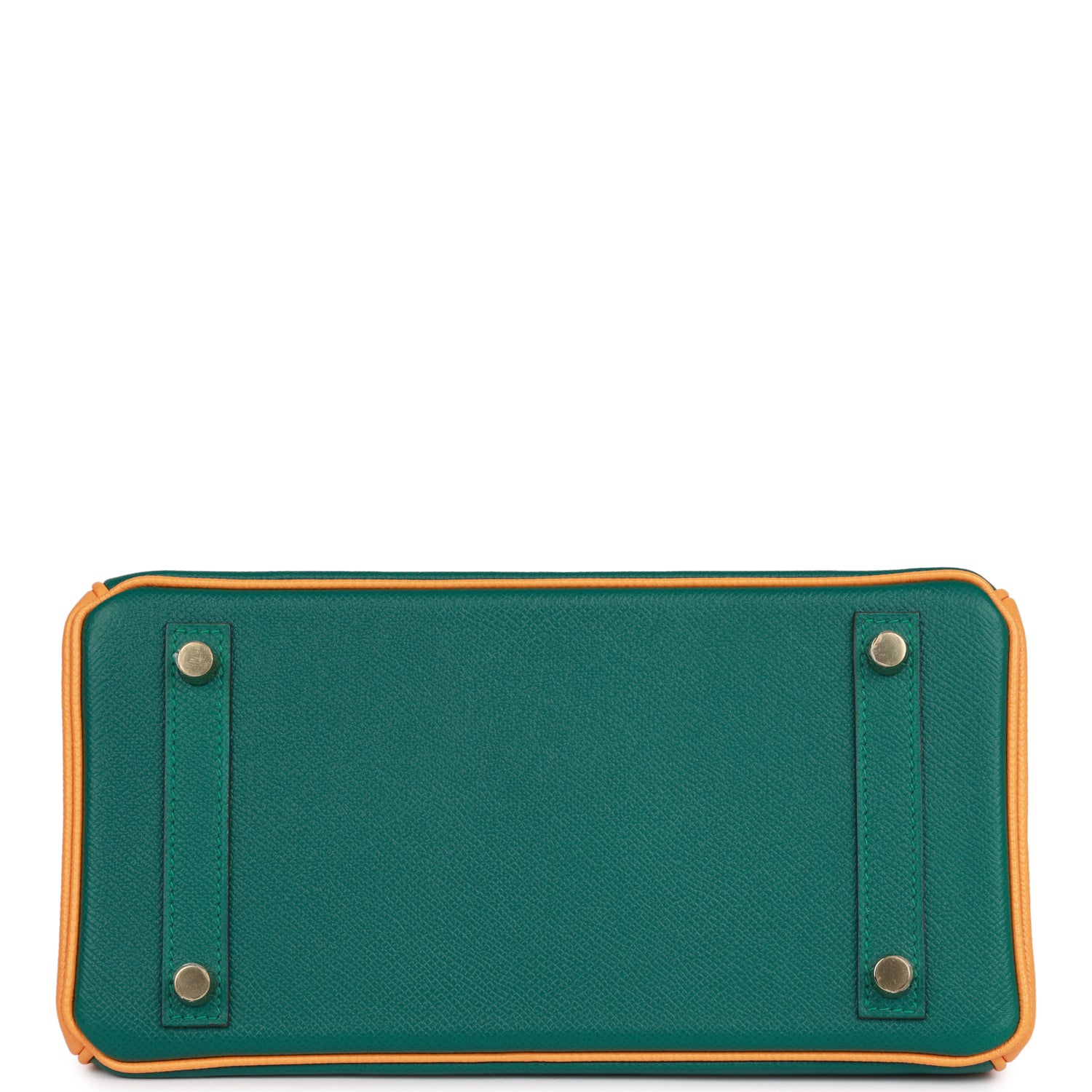 Hermes Special Order Hss Birkin Malachite And Jaune Gold Travel Bag