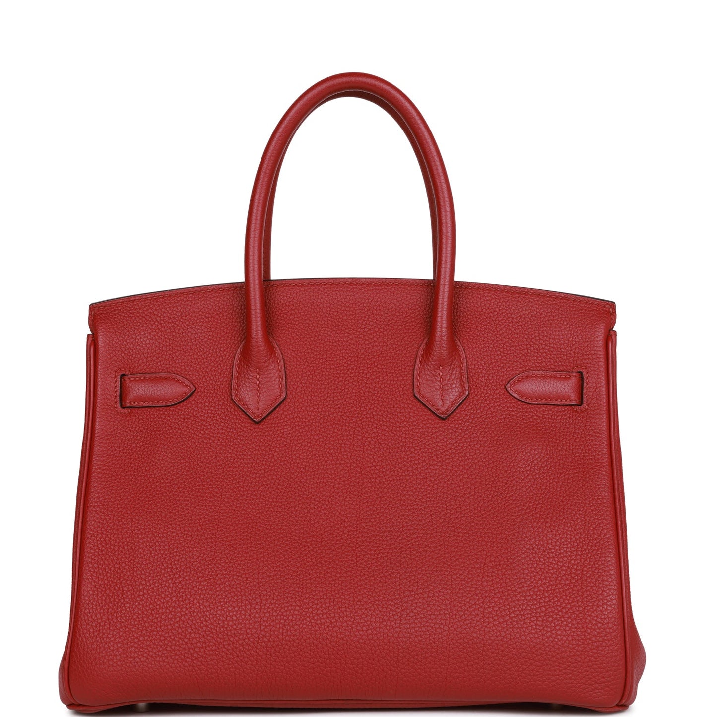 Hermes Birkin Rouge Imperial Togo Palladium Hardware Handbag Travel Bag
