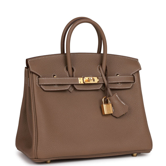 Hermes Birkin Etoupe Togo Hardware Handbag Gold Travel Bag Hardware 3