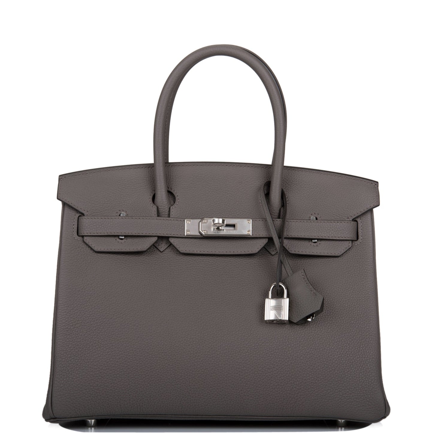 Hermes Birkin Etain Togo Palladium Hardware Handbag Travel Bag