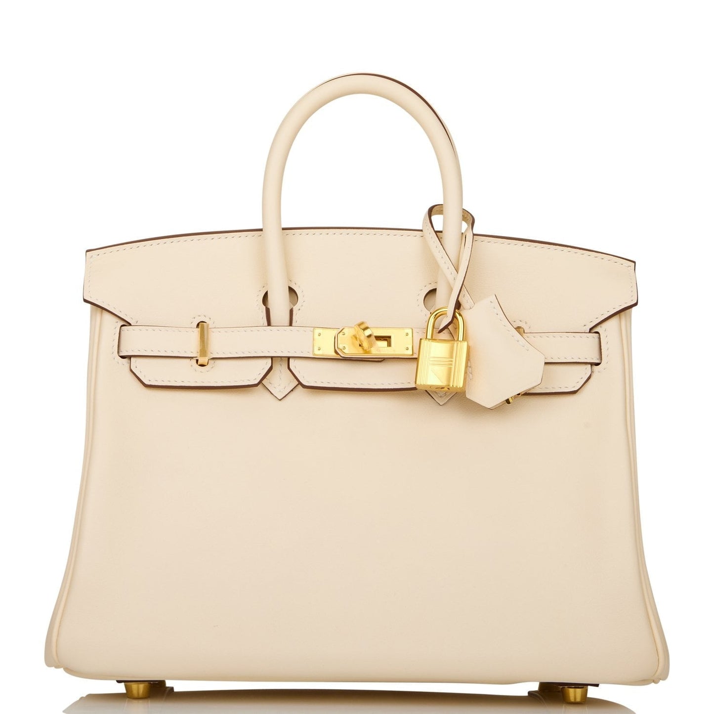 Hermes Birkin Nata Swift Hardware Handbag Gold Travel Bag Gold Hardware