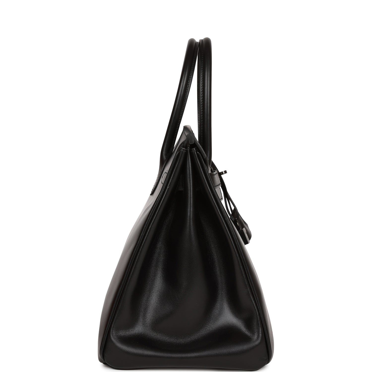 Hermes Birkin So Box Hardware Handbag Black Travel Bag