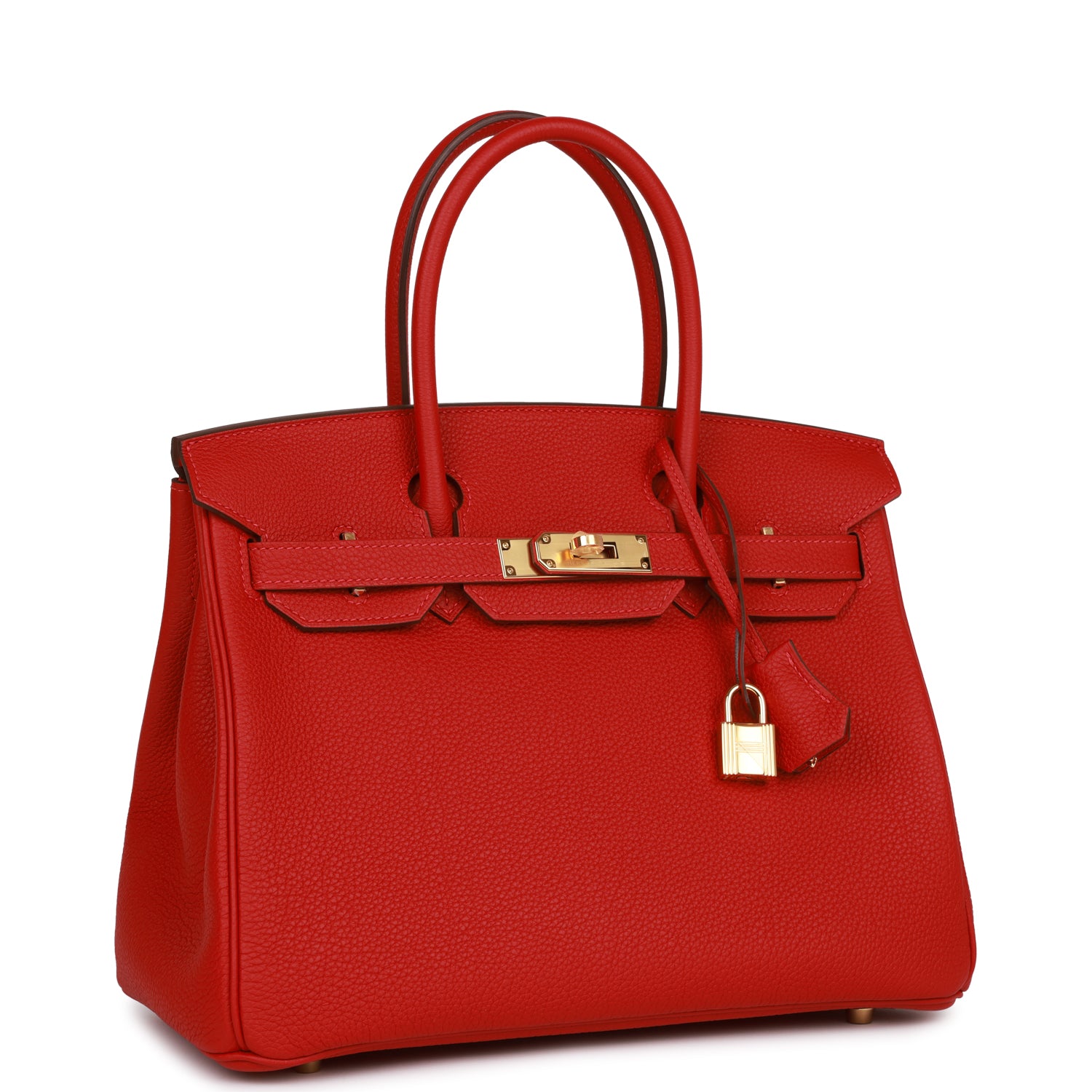 Hermes Special Order Hss Birkin Rouge Cas Ue Togo Gold Travel Bag