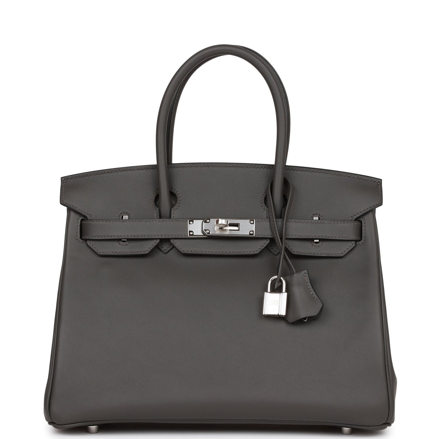 Hermes Birkin Graphite Jonathan Palladium Hardware Handbag Travel Bag