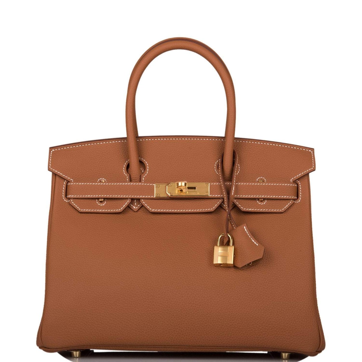 Hermes Birkin Togo Hardware Handbag Gold Travel Bag 32