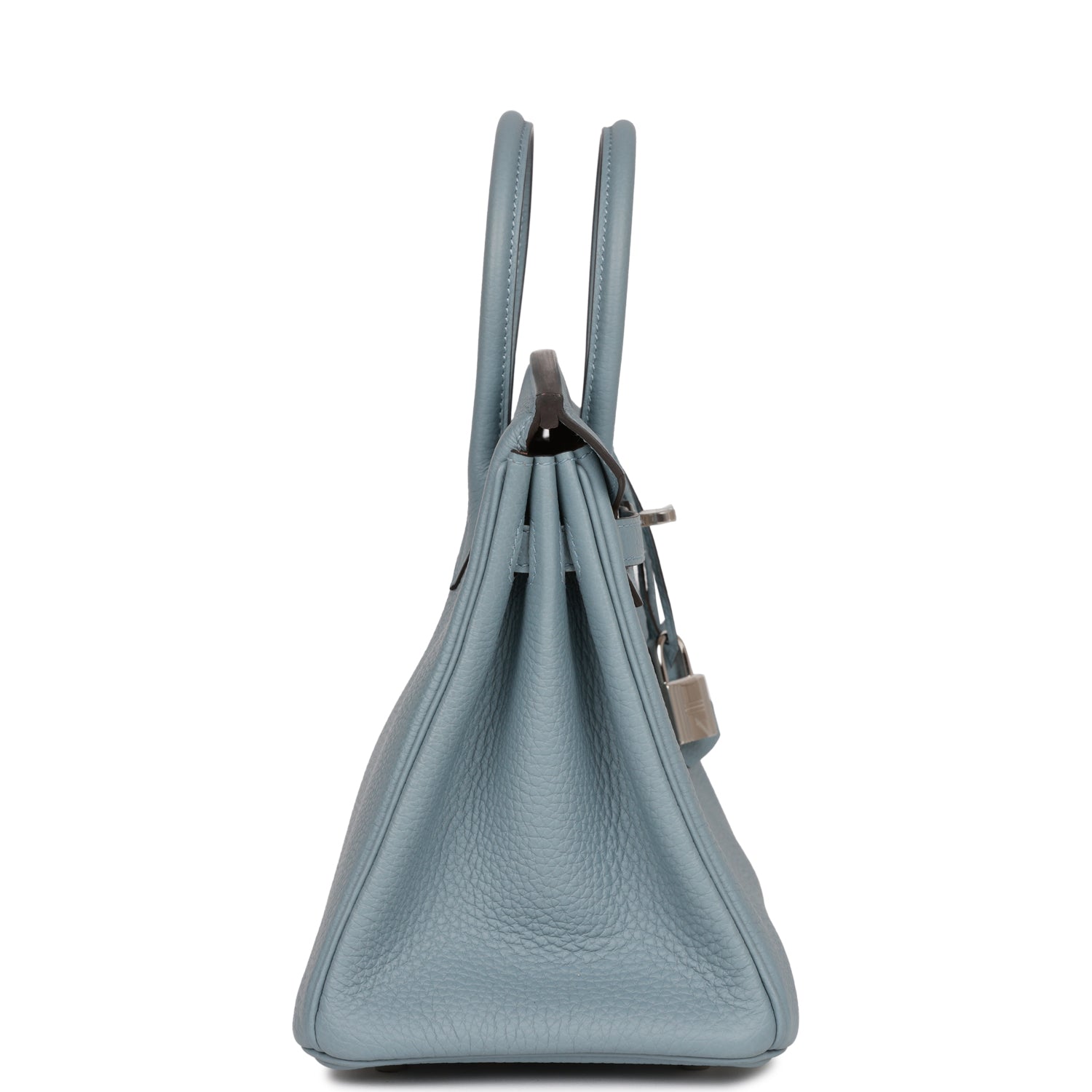 Hermes Birkin Bleu Lin Verso Togo Palladium Hardware Travel Bag Hardware 1
