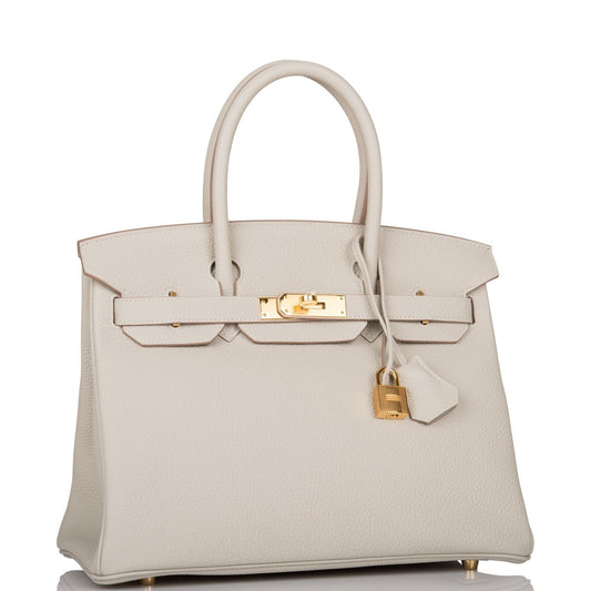 Hermes Birkin Gris Perle Togo Hardware Handbag Gold Travel Bag Hardware 1