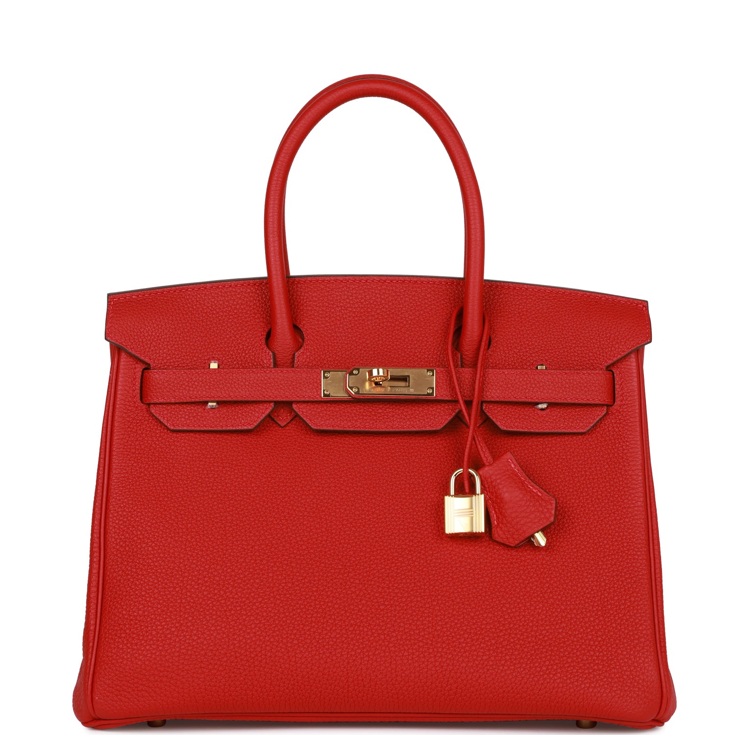 Hermes Birkin Rouge Cas Ue Togo Hardware Handbag Gold Travel Bag Hardware 2