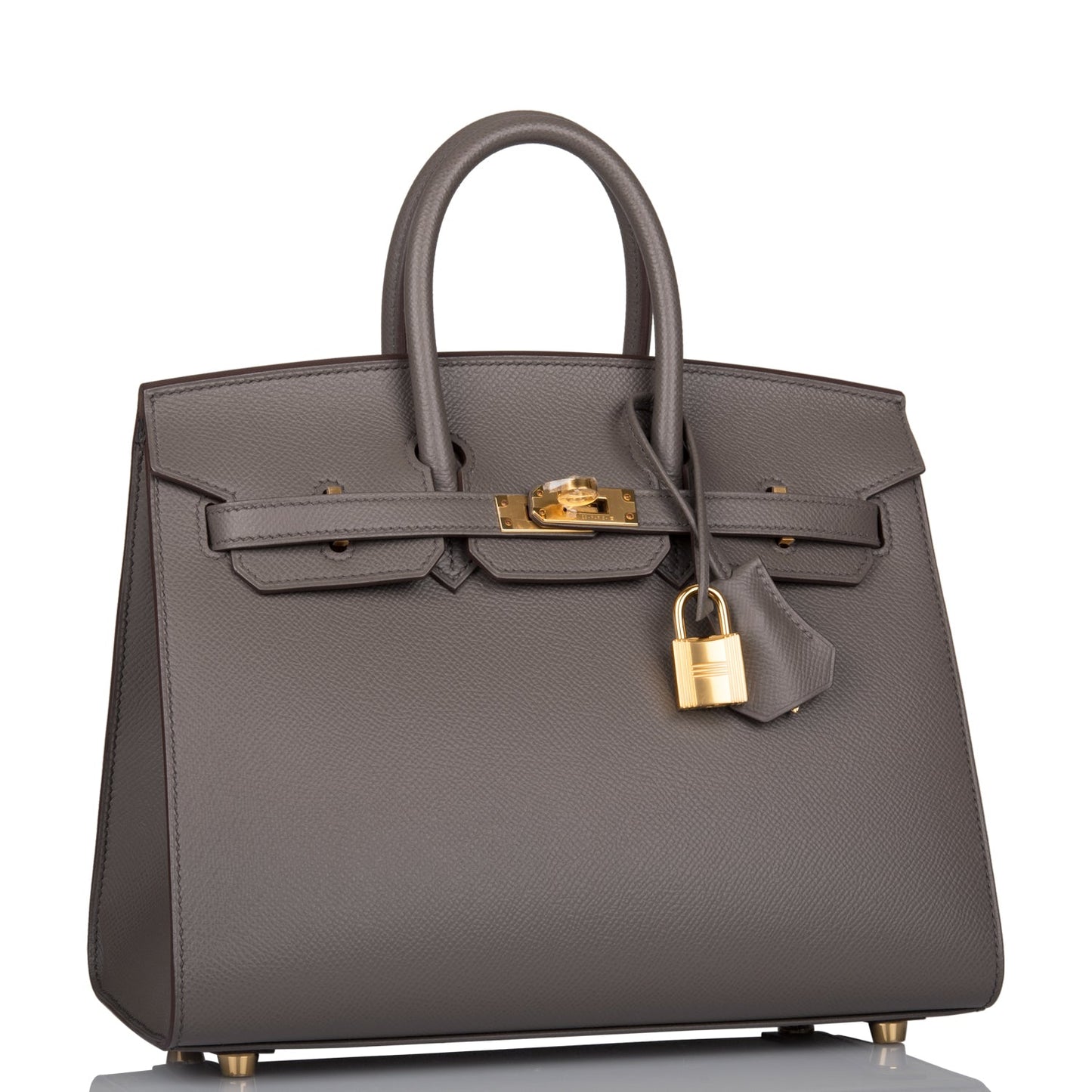 Hermes Birkin Sellier Etain Epsom Hardware Handbag Gold Travel Bag 3