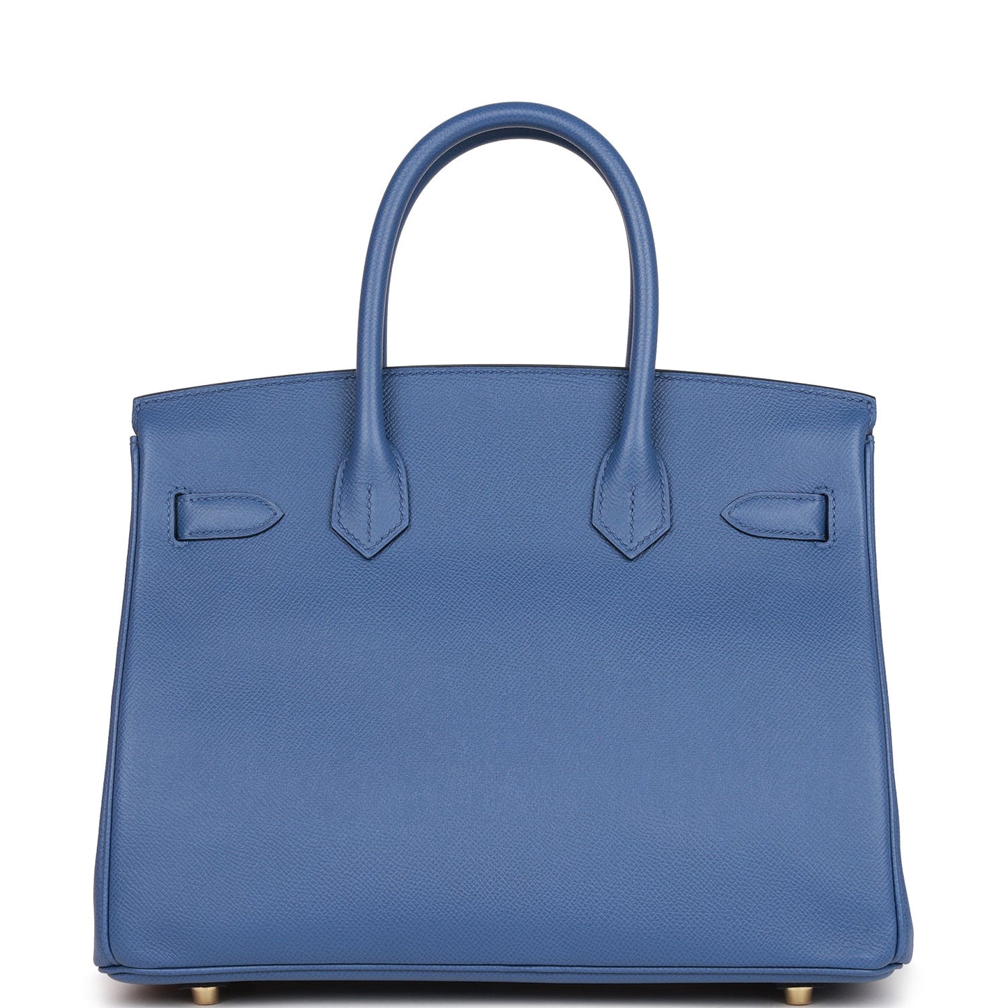 Hermes Birkin Bleu Brighton Epsom Hardware Handbag Gold Travel Bag