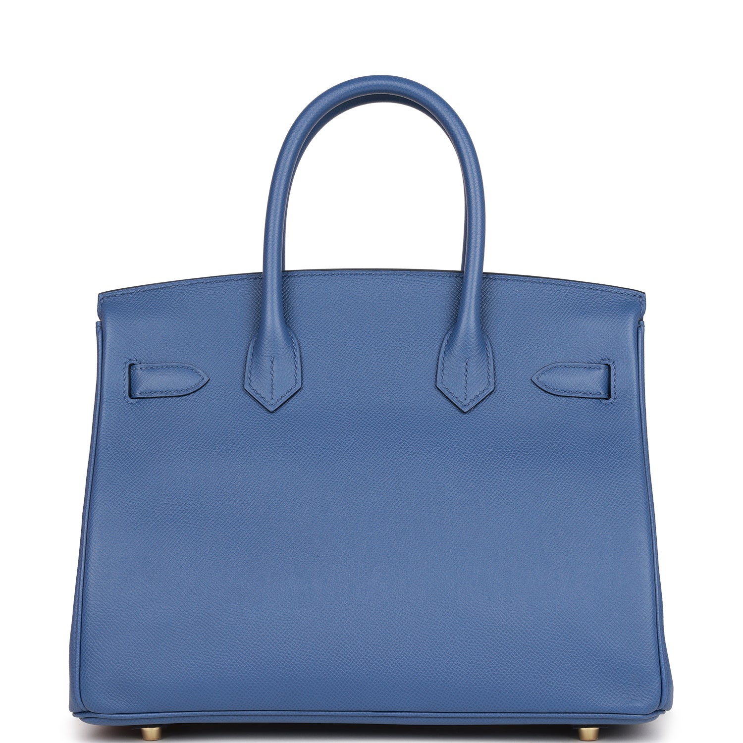 Hermes Birkin Bleu Brighton Epsom Hardware Handbag Gold Travel Bag