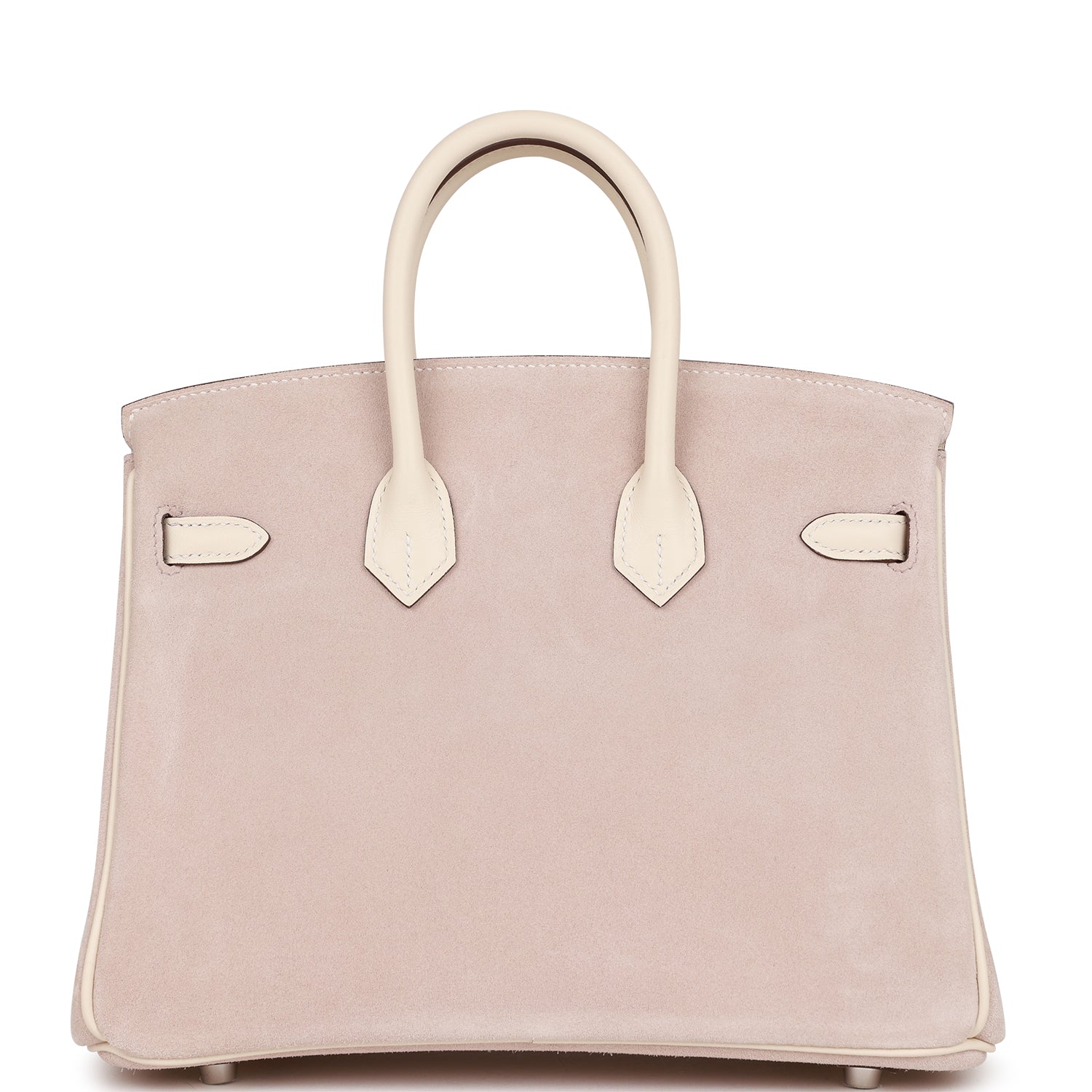 Hermes Birkin Glycine Grizzly And Nata Swift Palladium Hardware Travel Bag
