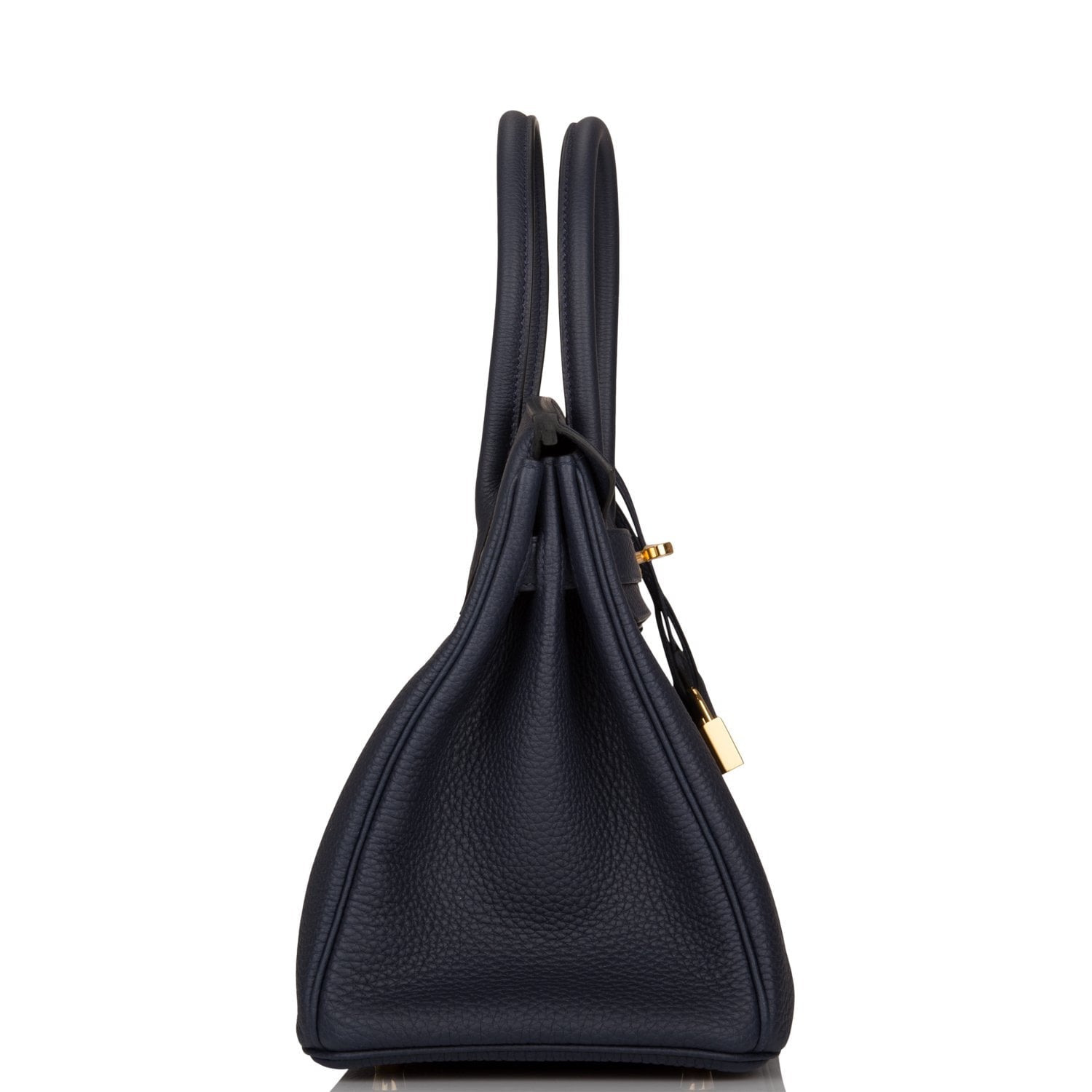 Hermes Birkin Bleu Nuit Togo Hardware Handbag Gold Travel Bag Gold Hardware