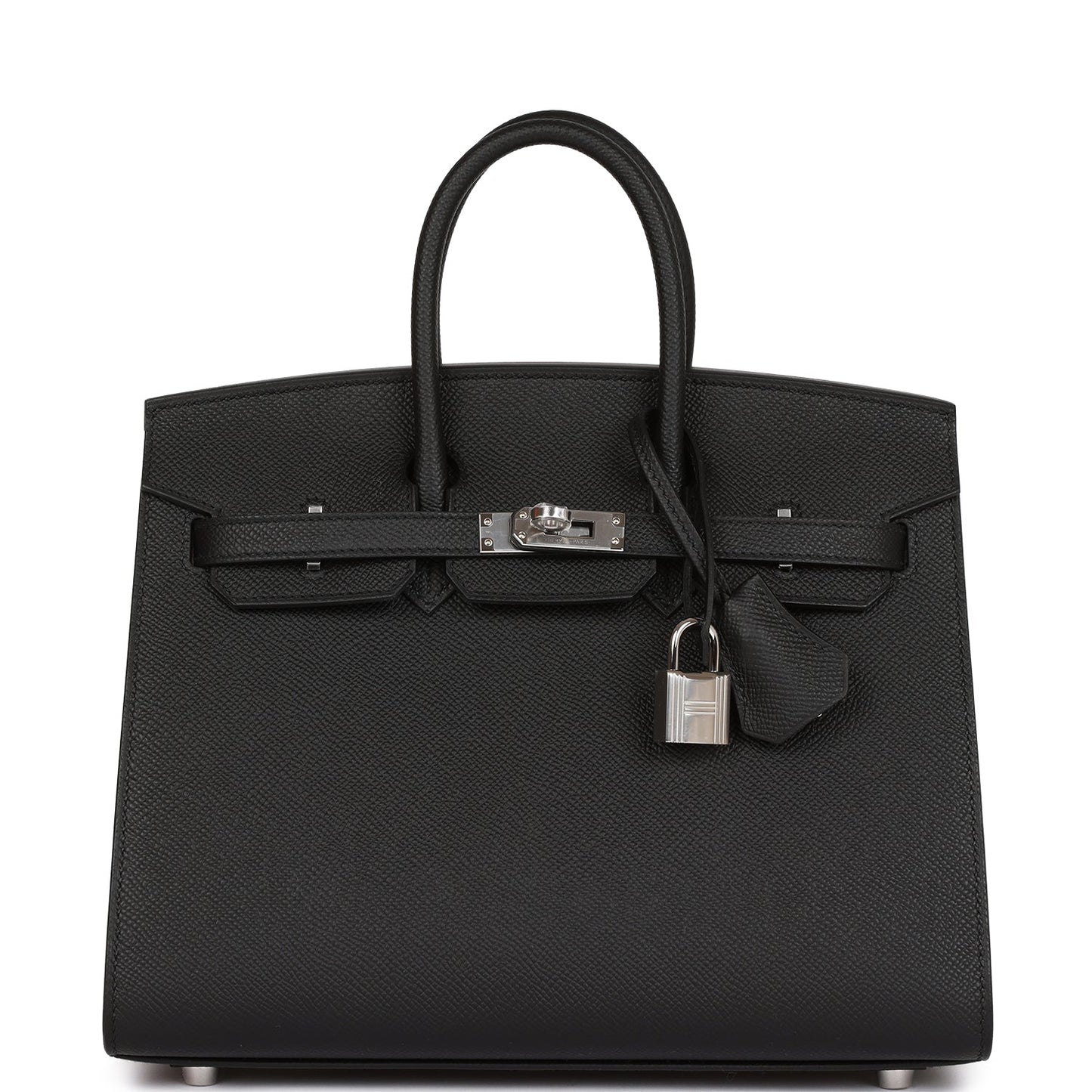 Hermes Birkin Sellier Epsom Palladium Hardware Handbag Black Travel Bag Hardware 3