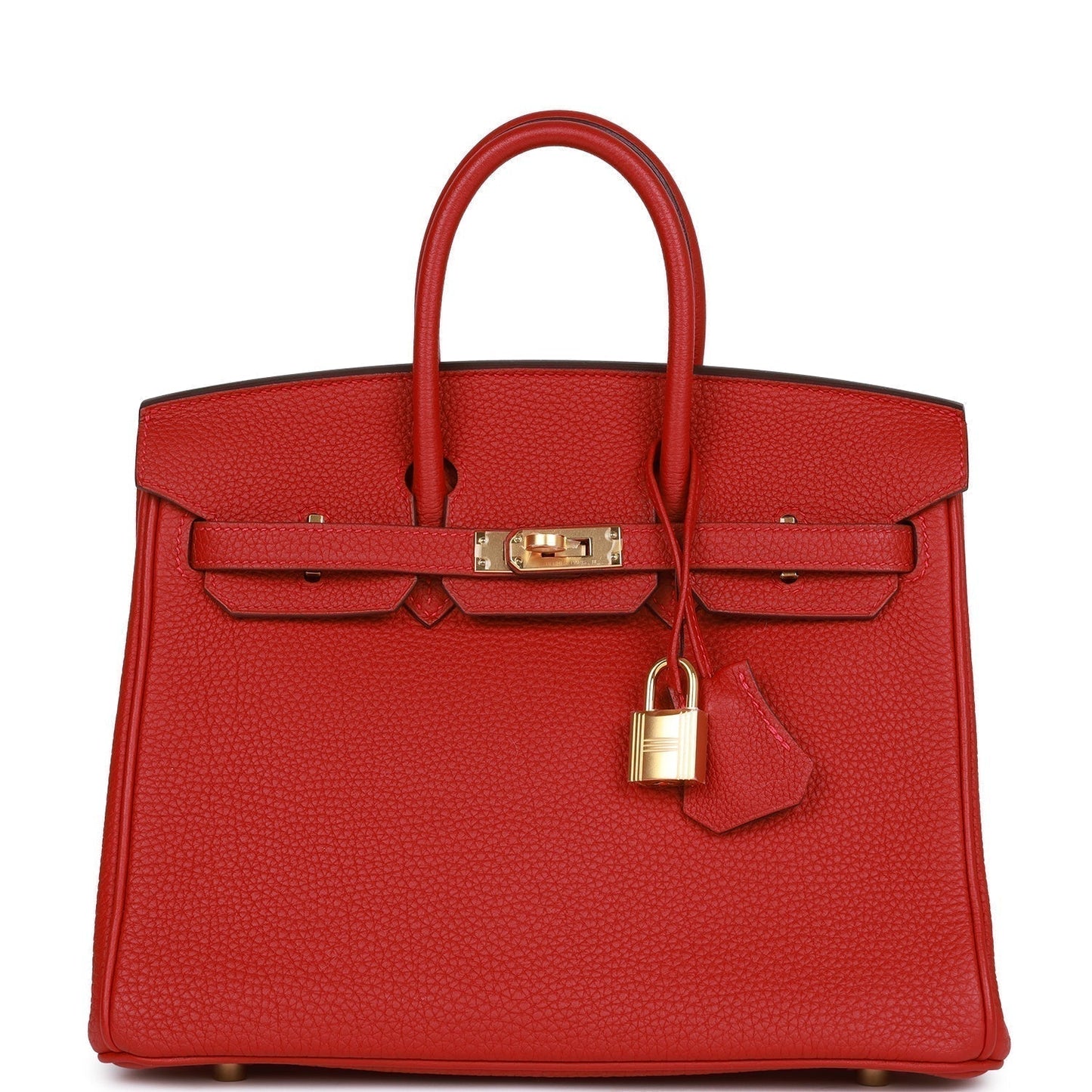 Hermes Birkin Rouge Vif Togo Hardware Handbag Gold Travel Bag Hardware 1