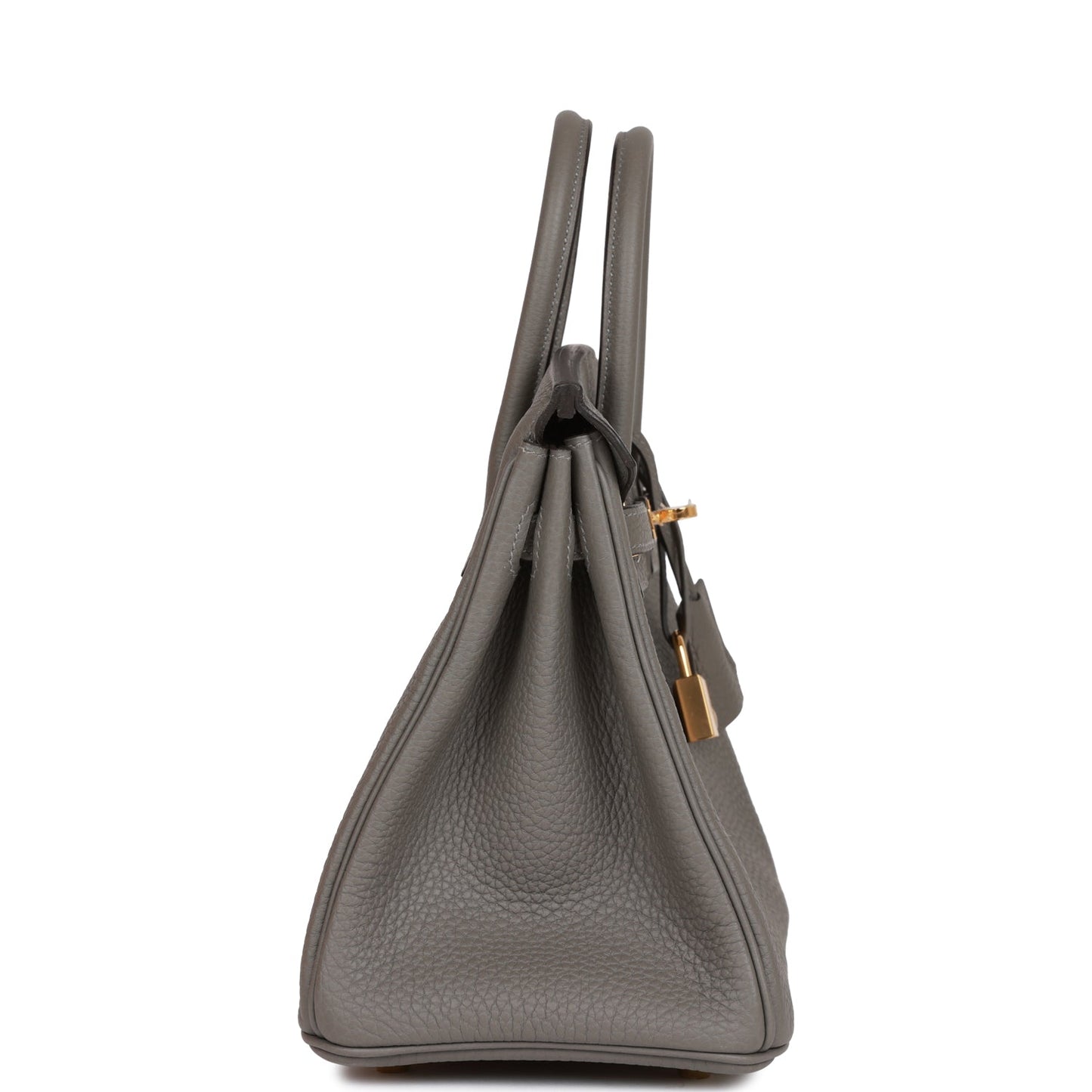 Hermes Birkin Gris Meyer Togo Hardware Handbag Gold Travel Bag Togo Gold Hardware