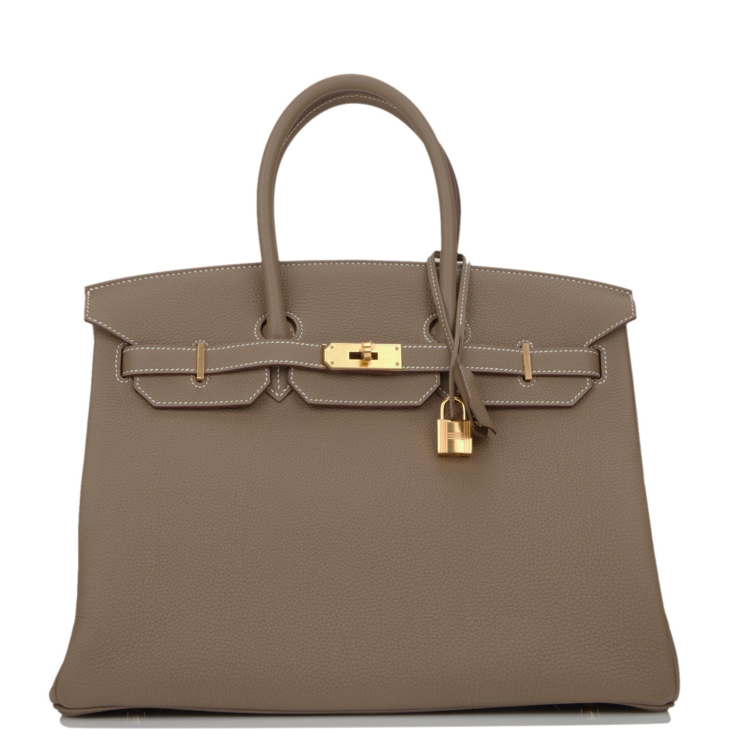 Hermes Birkin Etoupe Togo Hardware Handbag Gold Travel Bag Hardware 2