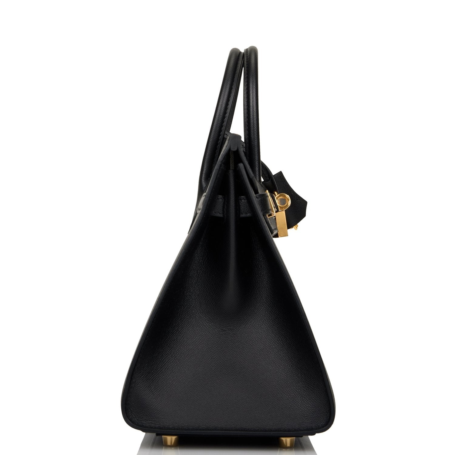 Hermes Birkin Sellier Madame Hardware Handbag Black Gold Travel Bag