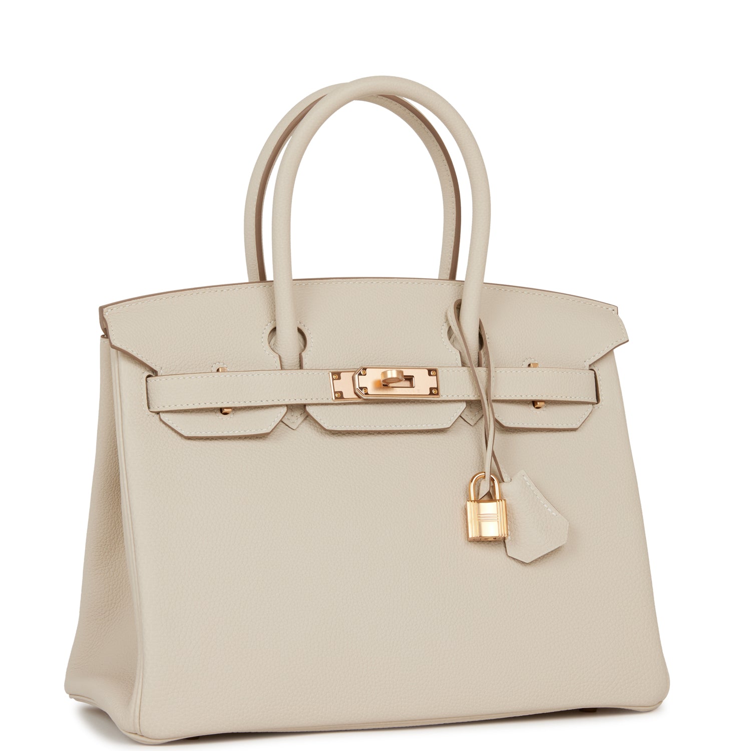 Hermes Birkin Craie Togo Rose Hardware Handbag Gold Travel Bag Hardware 1