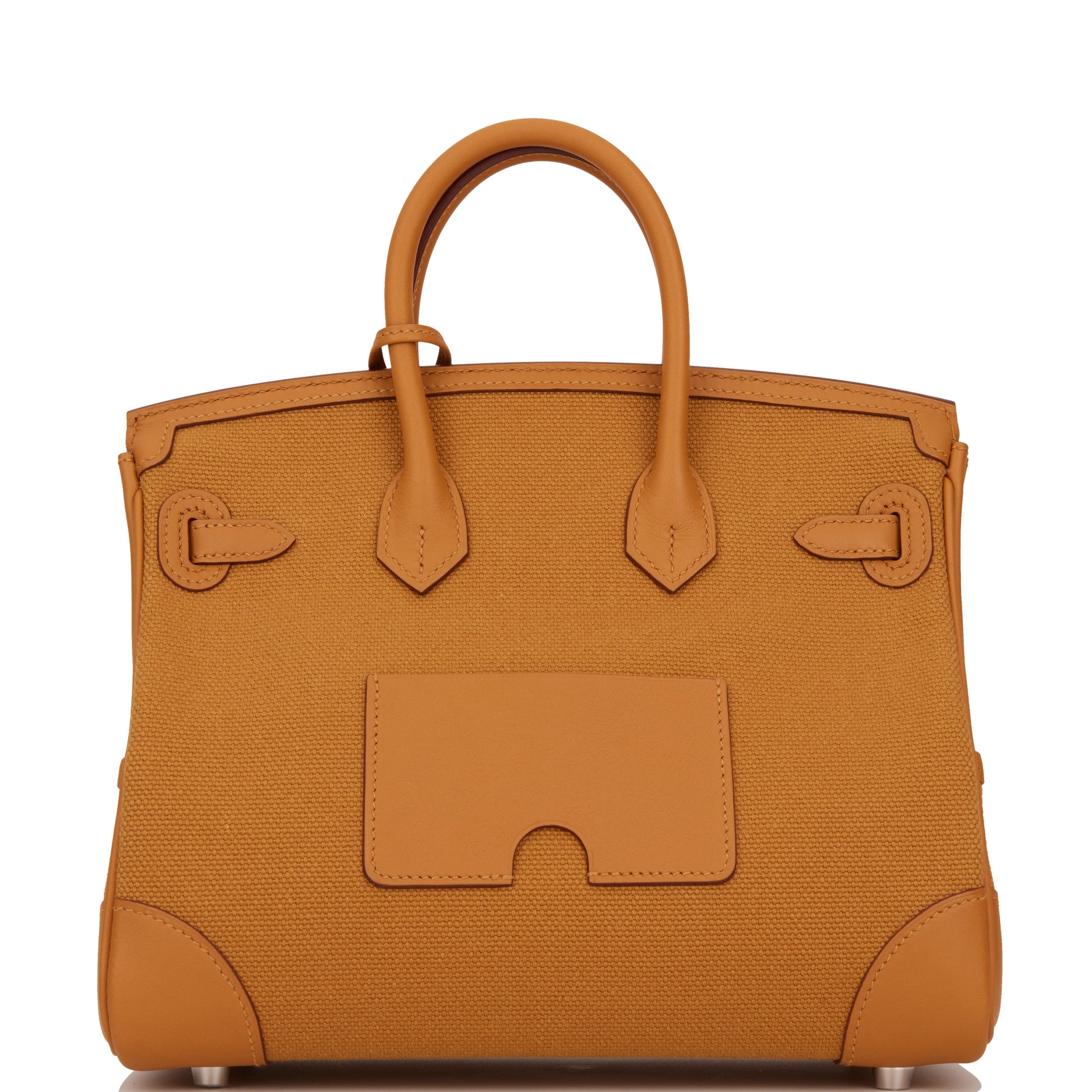 Hermes Birkin Cargo Desert Sesame Swift And Toile Canvas Travel Bag For Ss