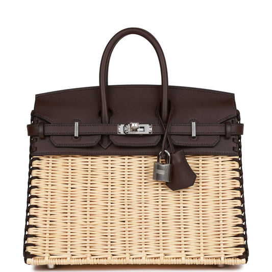 Hermes Picnic Sellier Birkin Rouge Sellier Swift Palladium Hardware Travel Bag