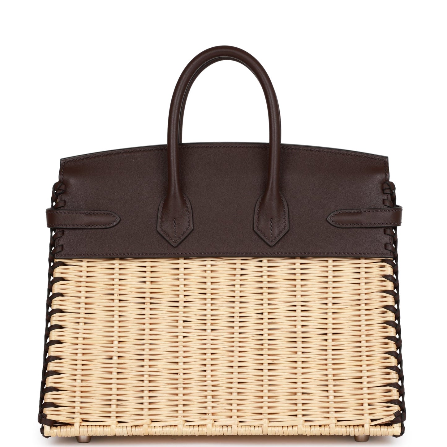 Hermes Picnic Sellier Birkin Rouge Sellier Swift Palladium Hardware Travel Bag