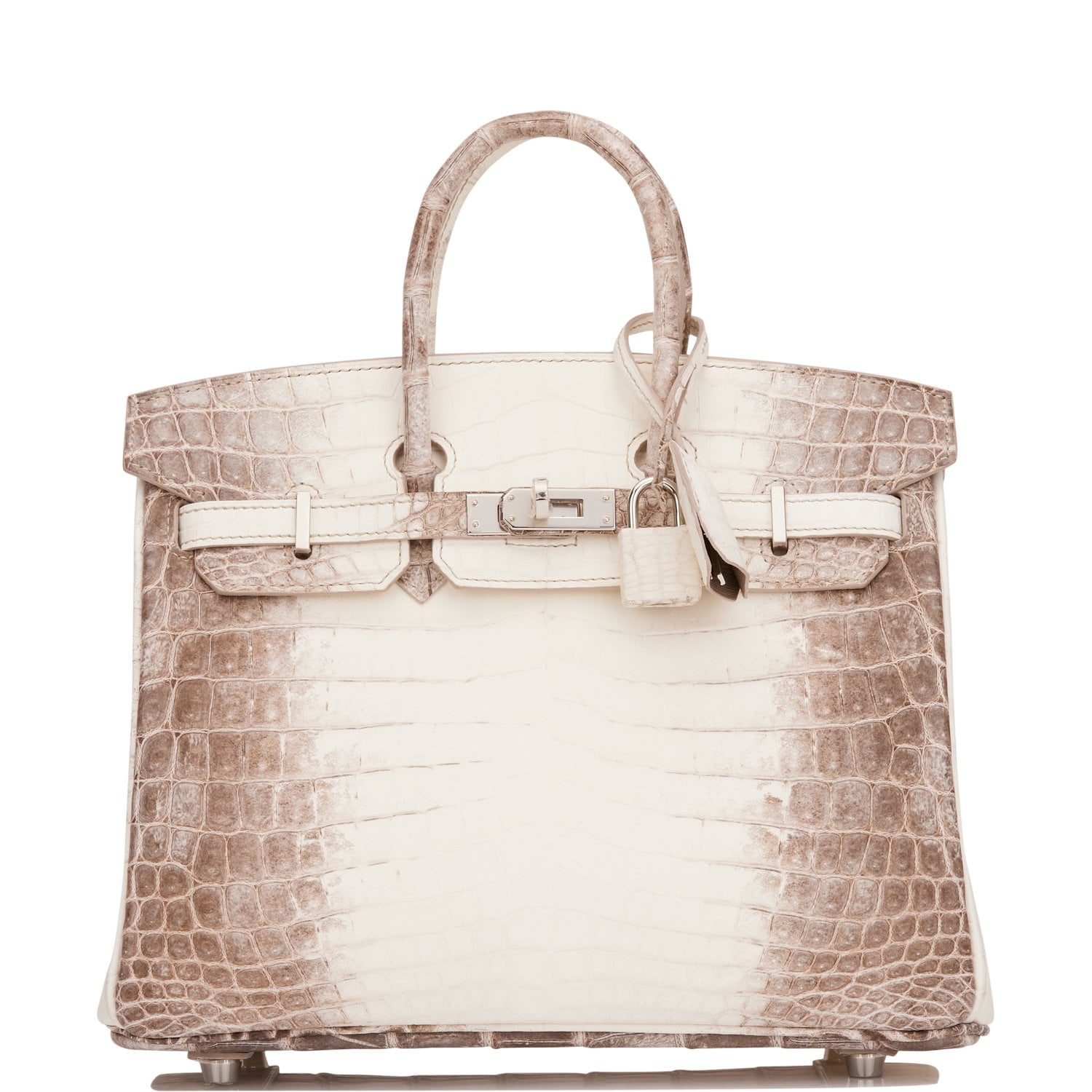 Hermes Birkin Himalaya Niloticus Crocodile Palladium Hardware Handbag Travel Bag 5