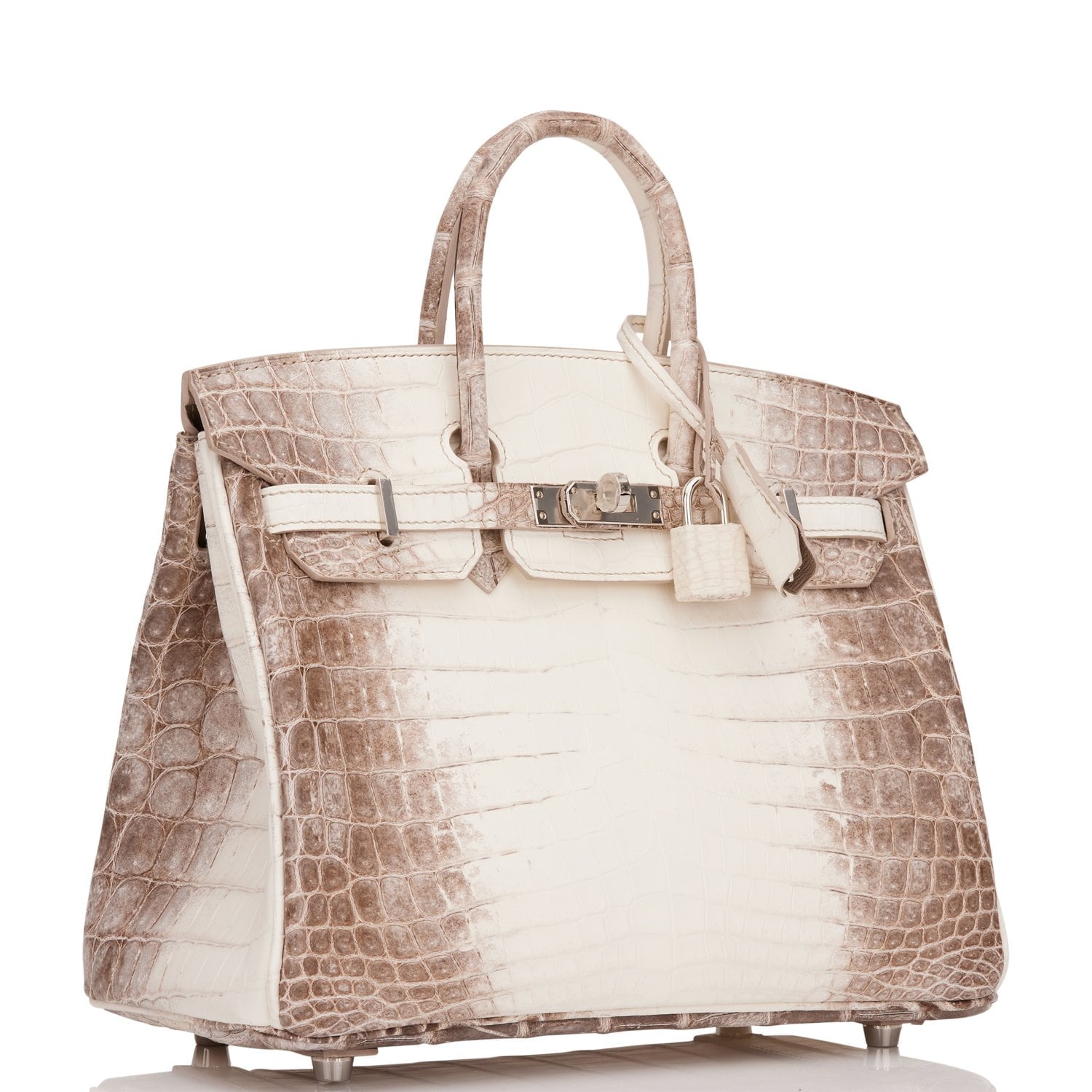 Hermes Birkin Himalaya Niloticus Crocodile Palladium Hardware Handbag Travel Bag 5