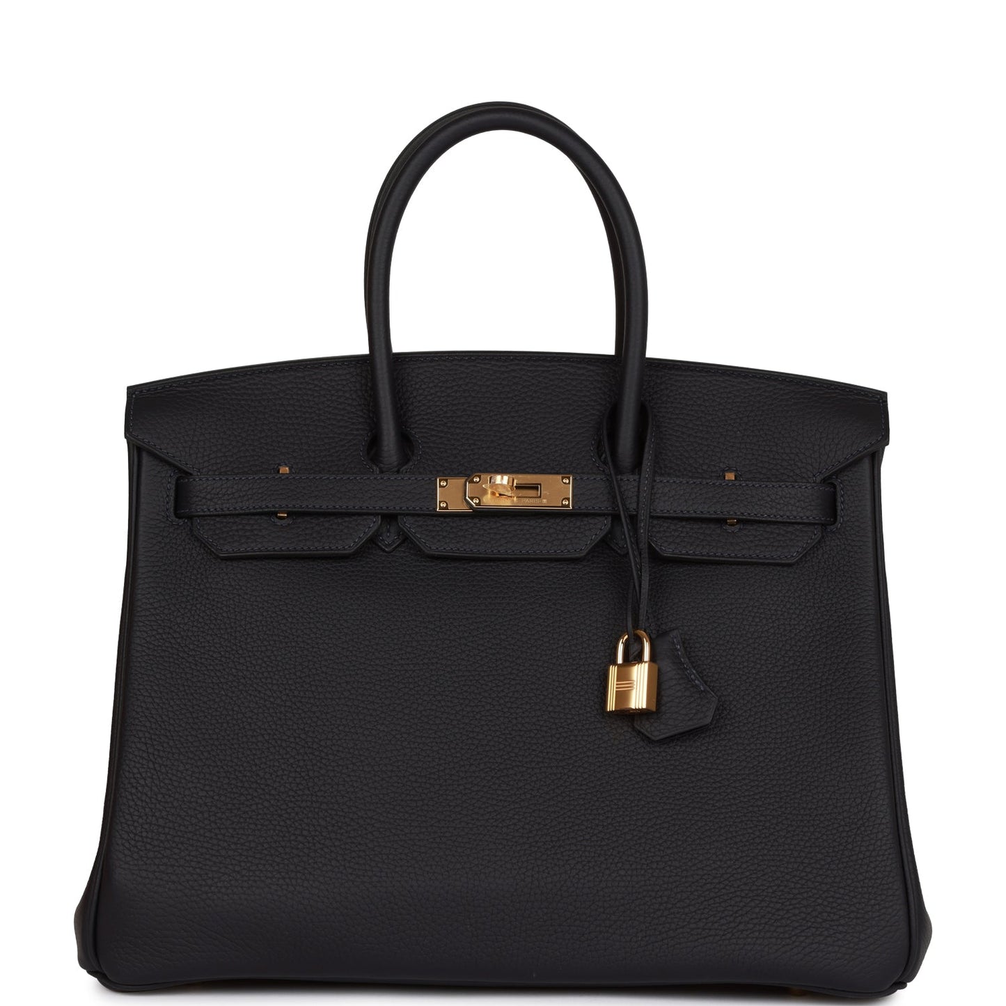 Hermes Birkin Caban Clemence Hardware Handbag Gold Travel Bag Gold Hardware