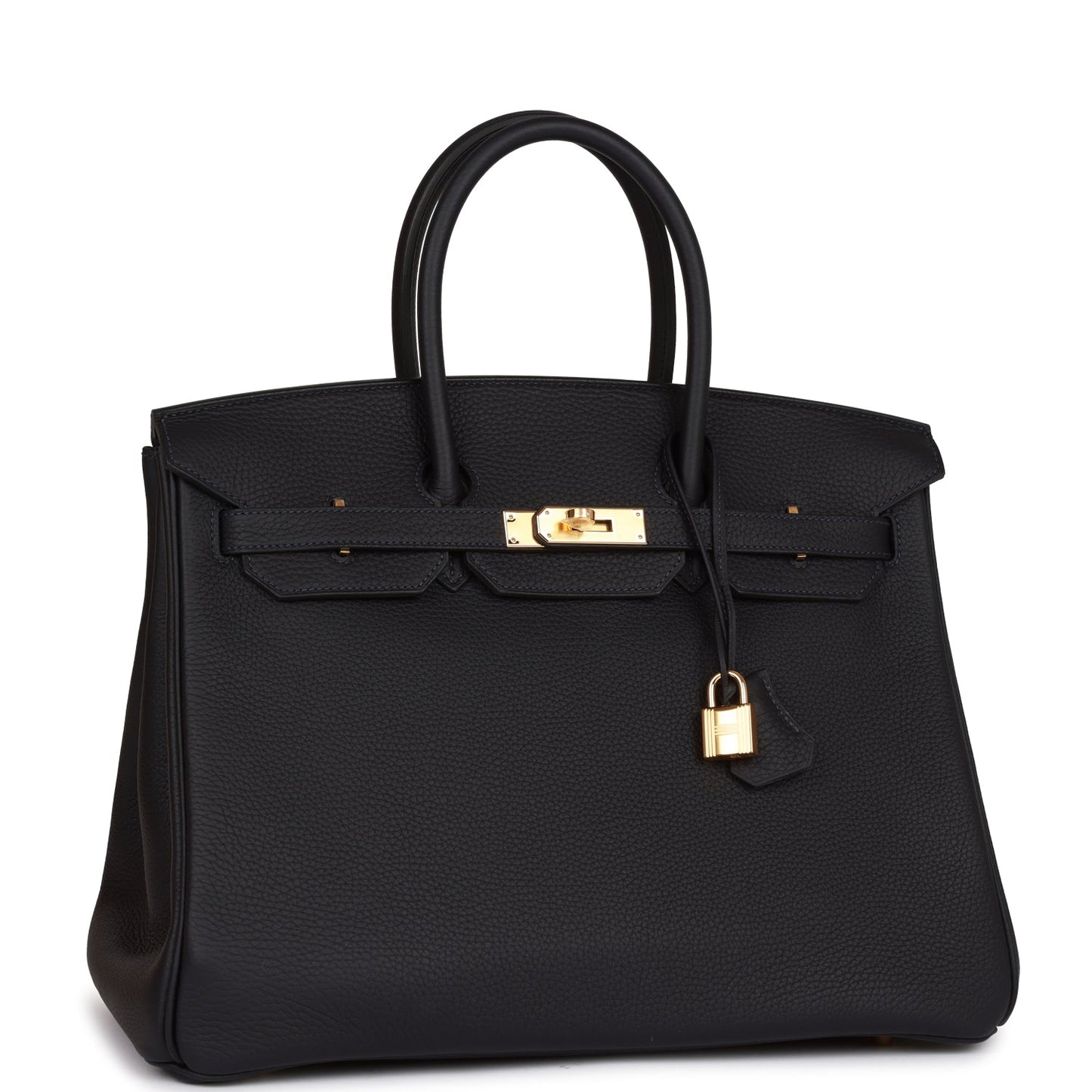 Hermes Birkin Caban Clemence Hardware Handbag Gold Travel Bag