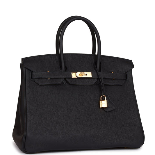 Hermes Birkin Caban Clemence Hardware Handbag Gold Travel Bag