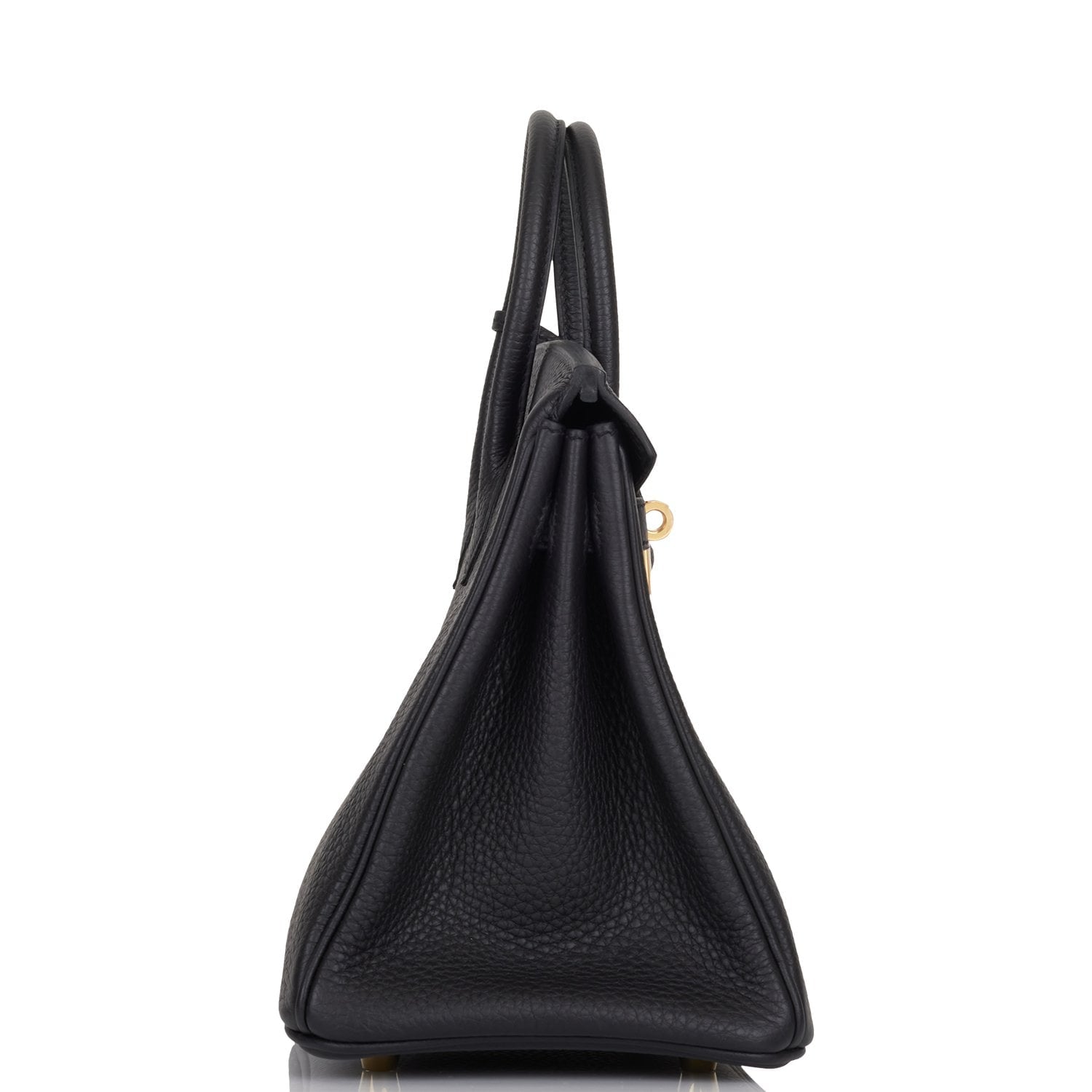 Hermes Birkin Togo Hardware Handbag Black Gold Travel Bag 51