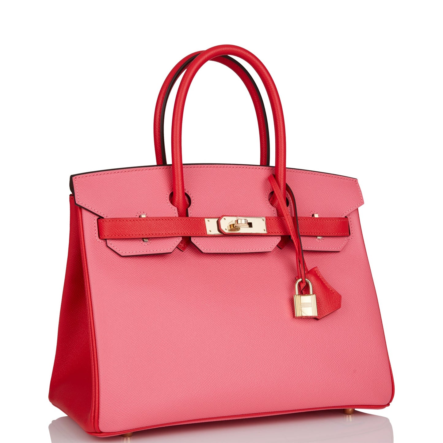 Hermes Special Order Hss Birkin Rose Azalee And Rouge Travel Bag