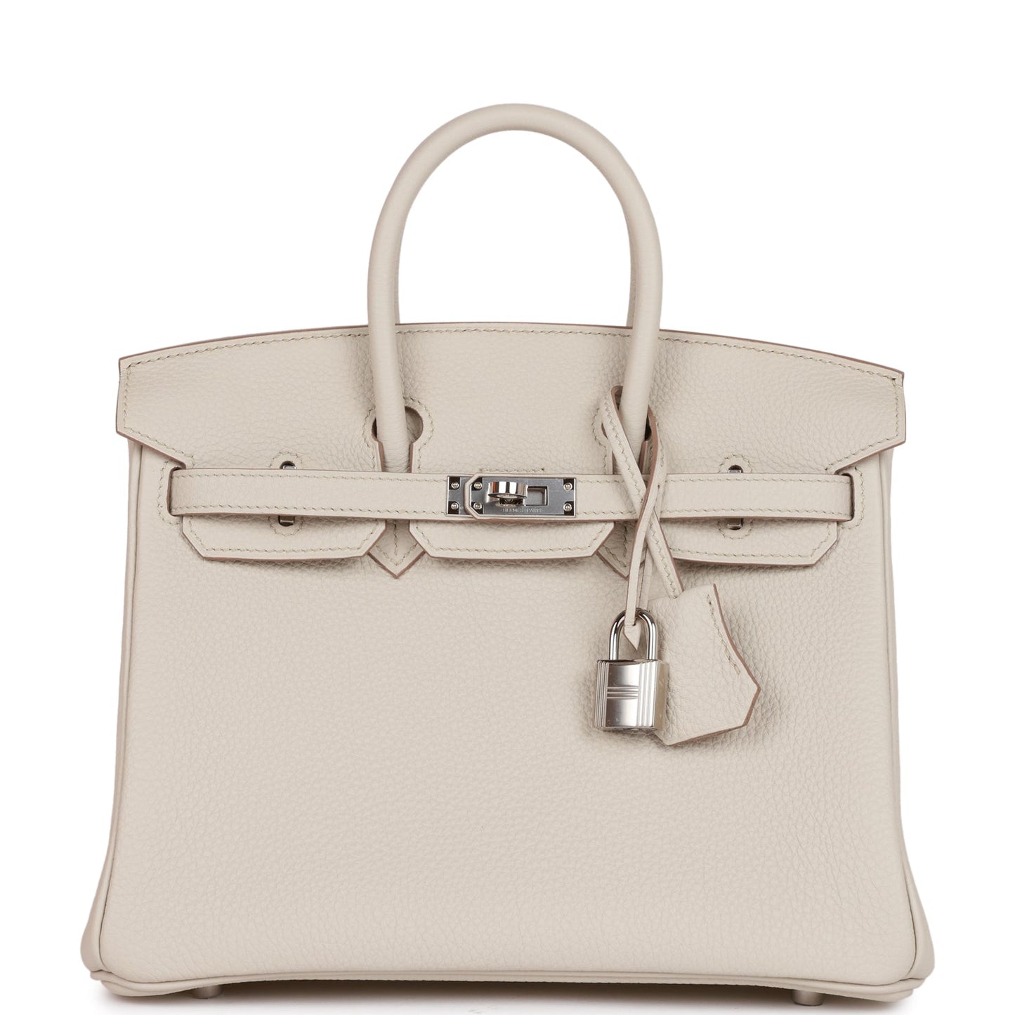 Hermes Birkin Beton Togo Palladium Hardware Handbag Travel Bag