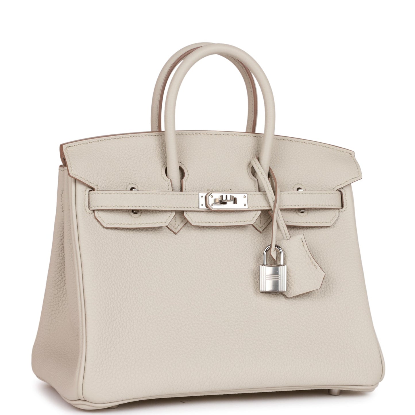 Hermes Birkin Beton Togo Palladium Hardware Handbag Travel Bag