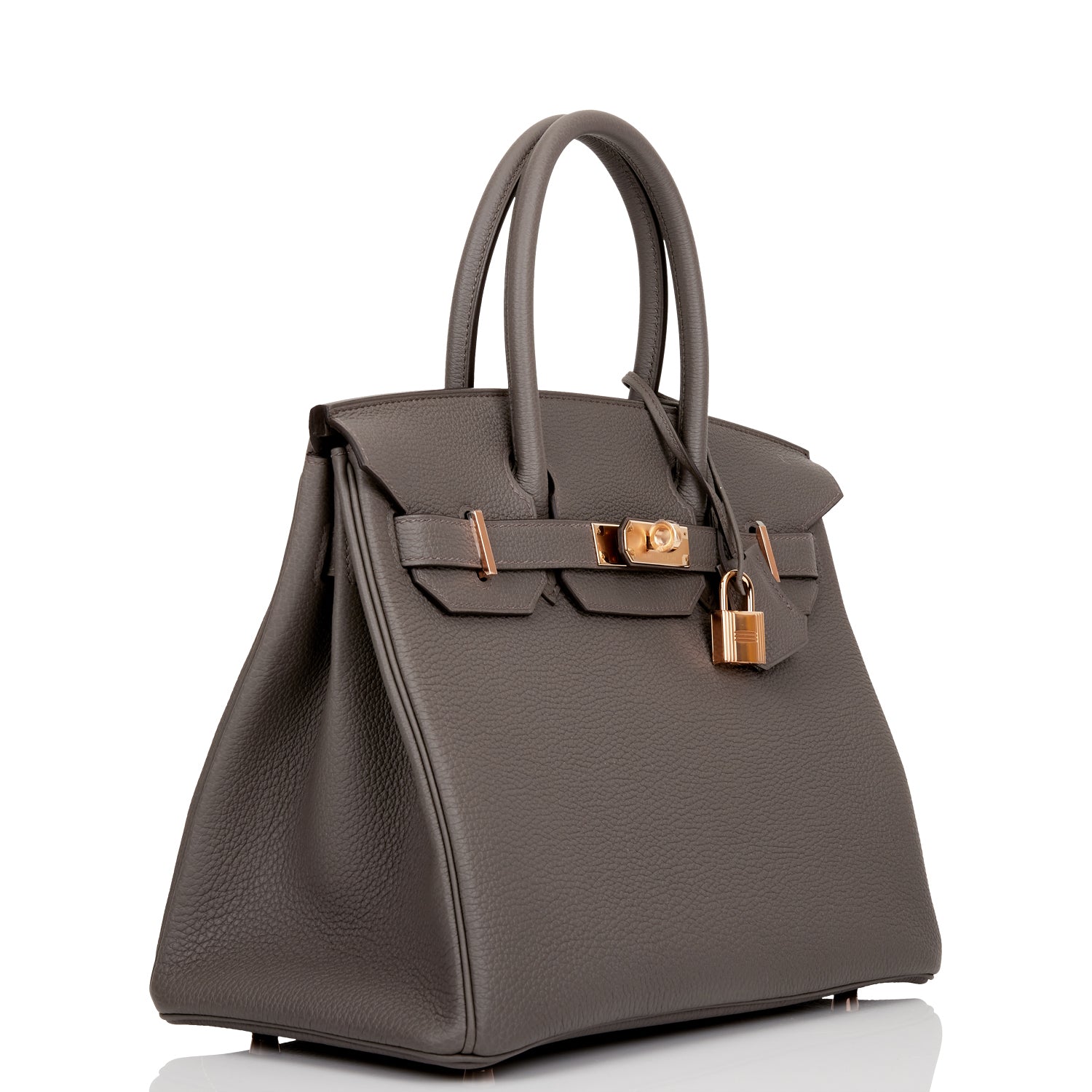 Hermes Birkin Etain Togo Rose Hardware Handbag Gold Travel Bag Gold Hardware