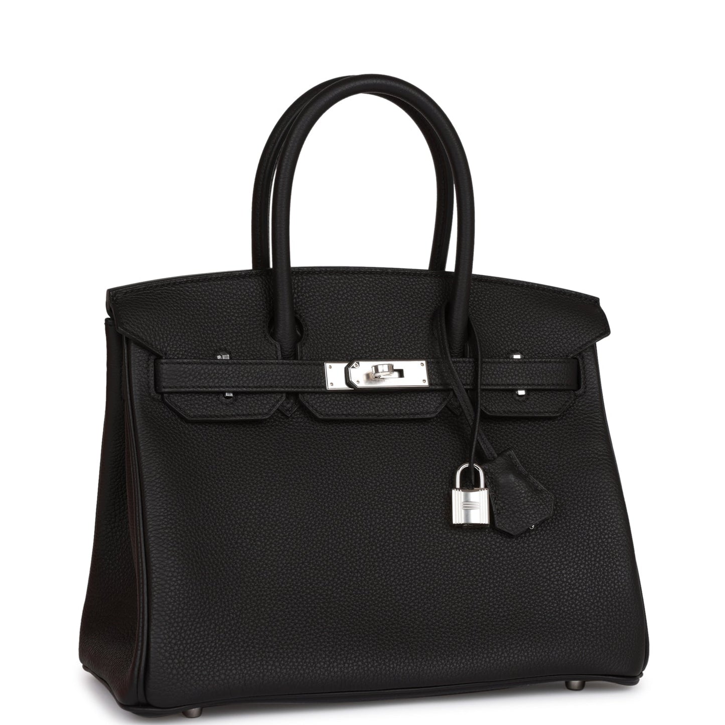 Hermes Birkin Togo Palladium Hardware Handbag Black Travel Bag Hardware 18