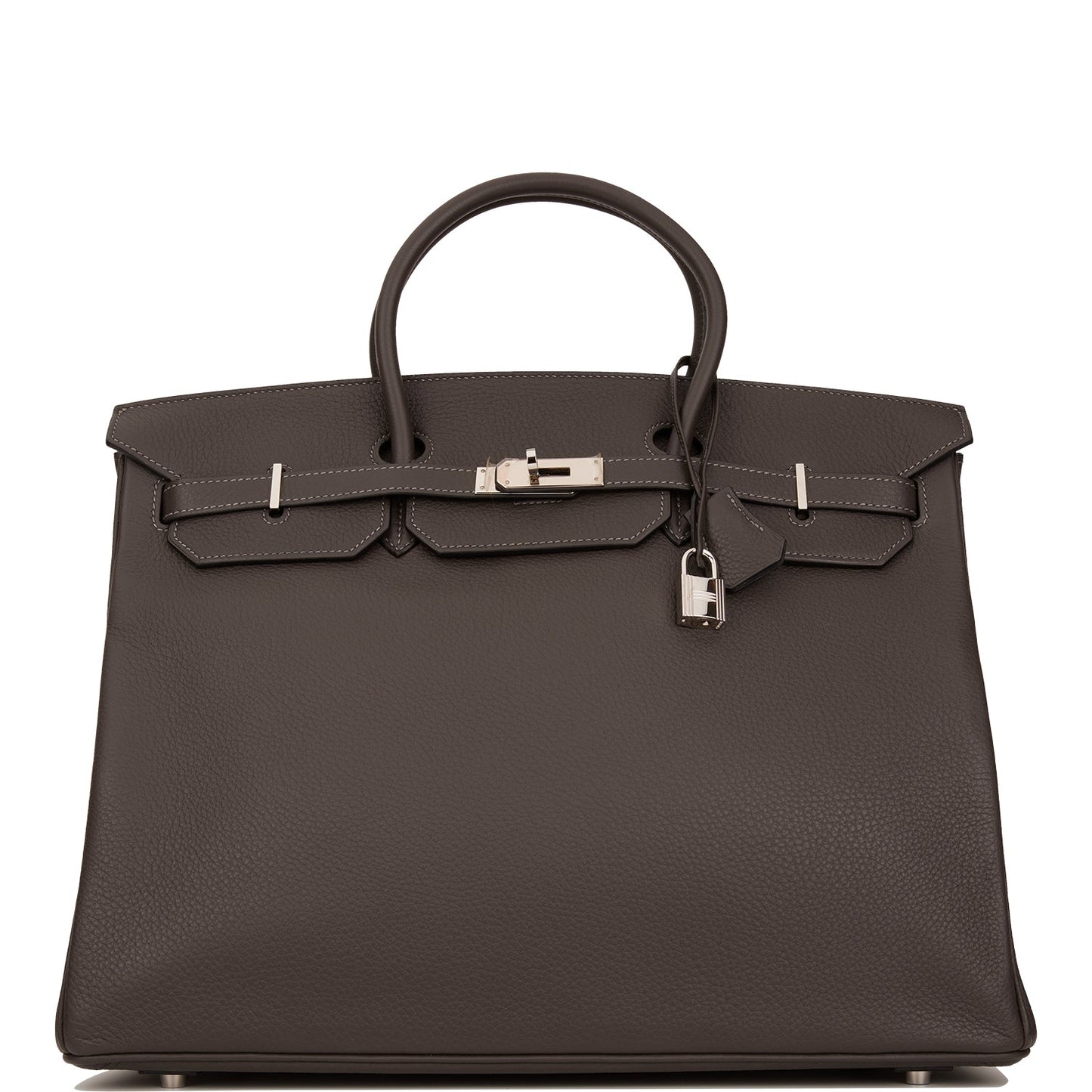 Hermes Birkin Graphite Togo Palladium Hardware Handbag Travel Bag