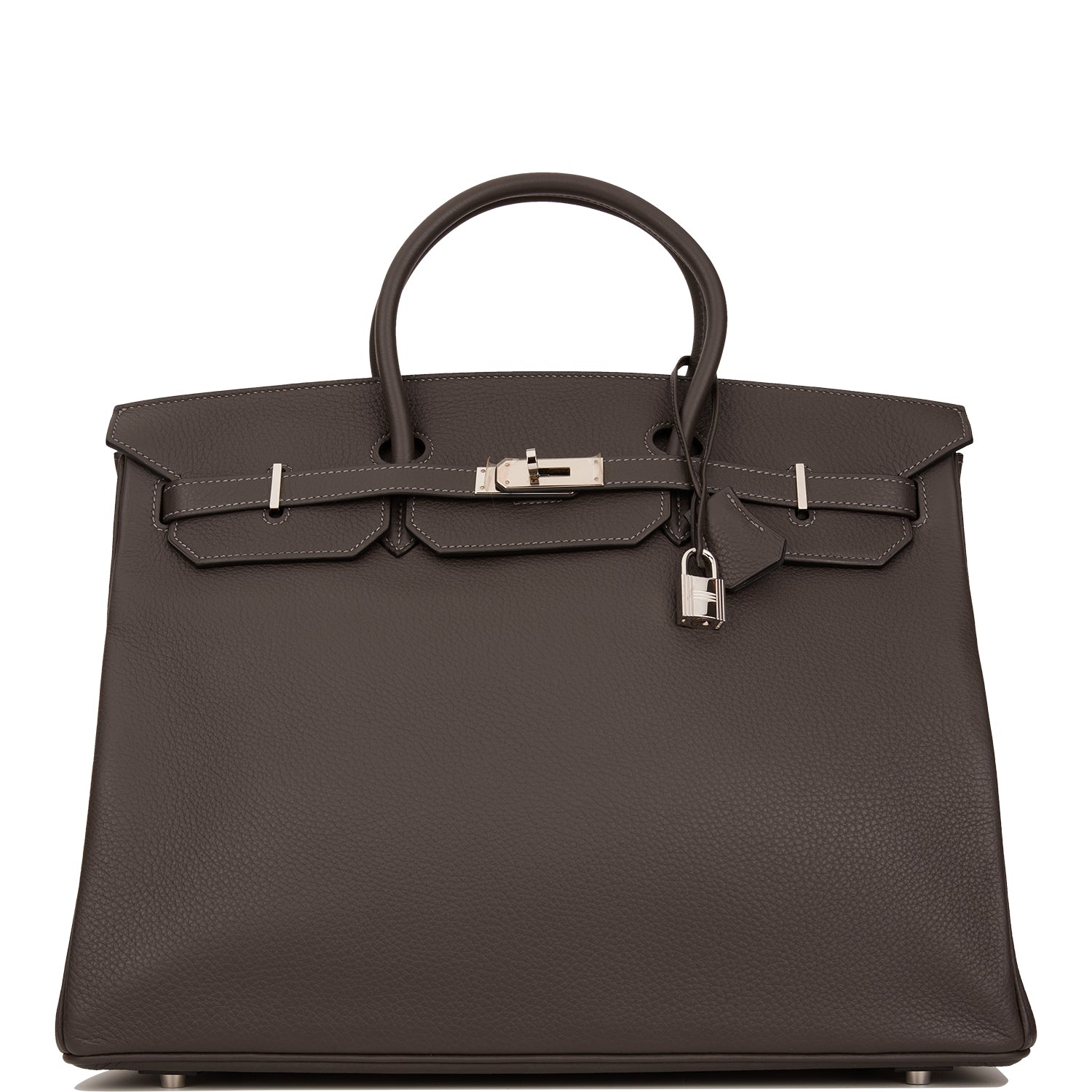 Hermes Birkin Graphite Togo Palladium Hardware Handbag Travel Bag