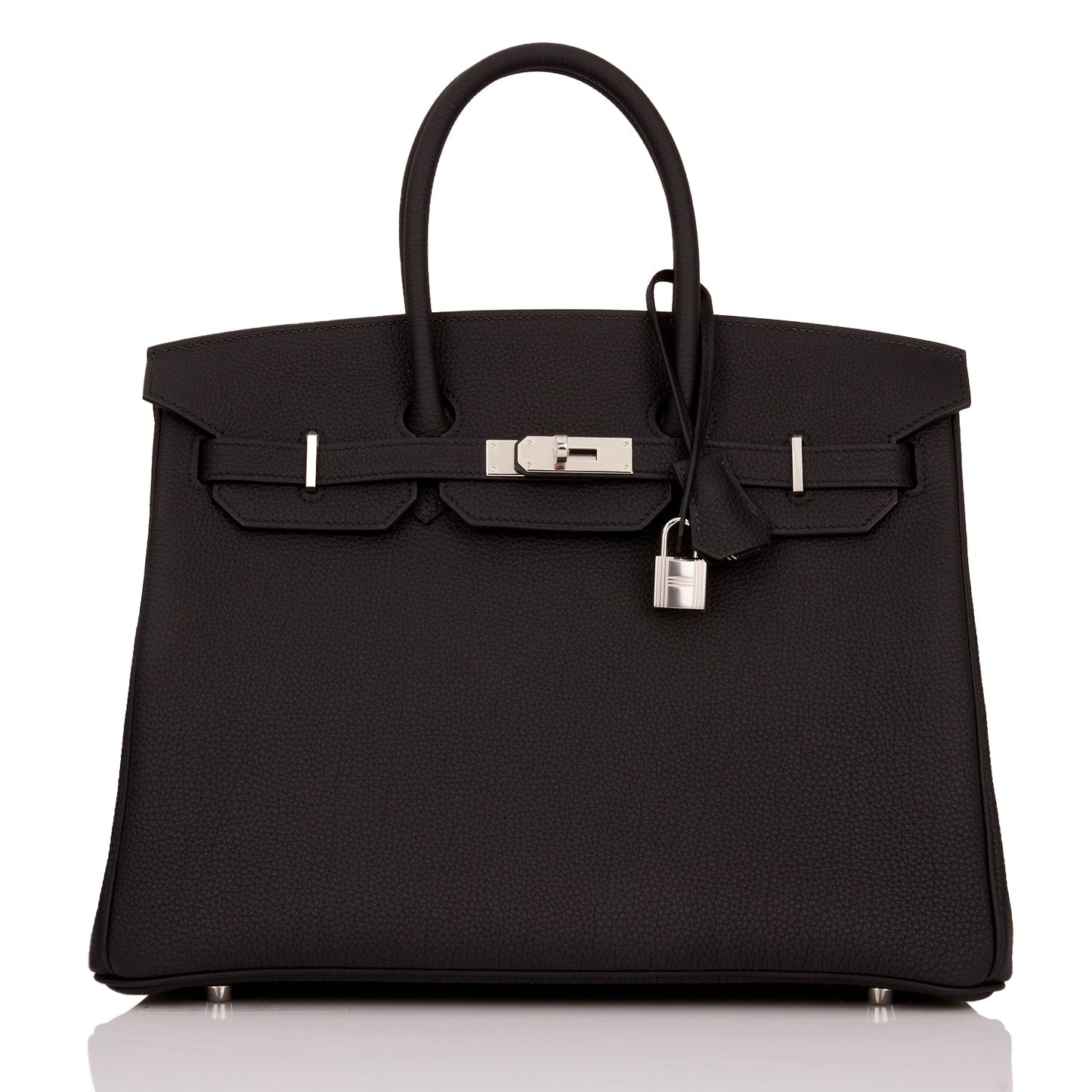 Hermes Birkin Togo Palladium Hardware Handbag Black Travel Bag Hardware 4